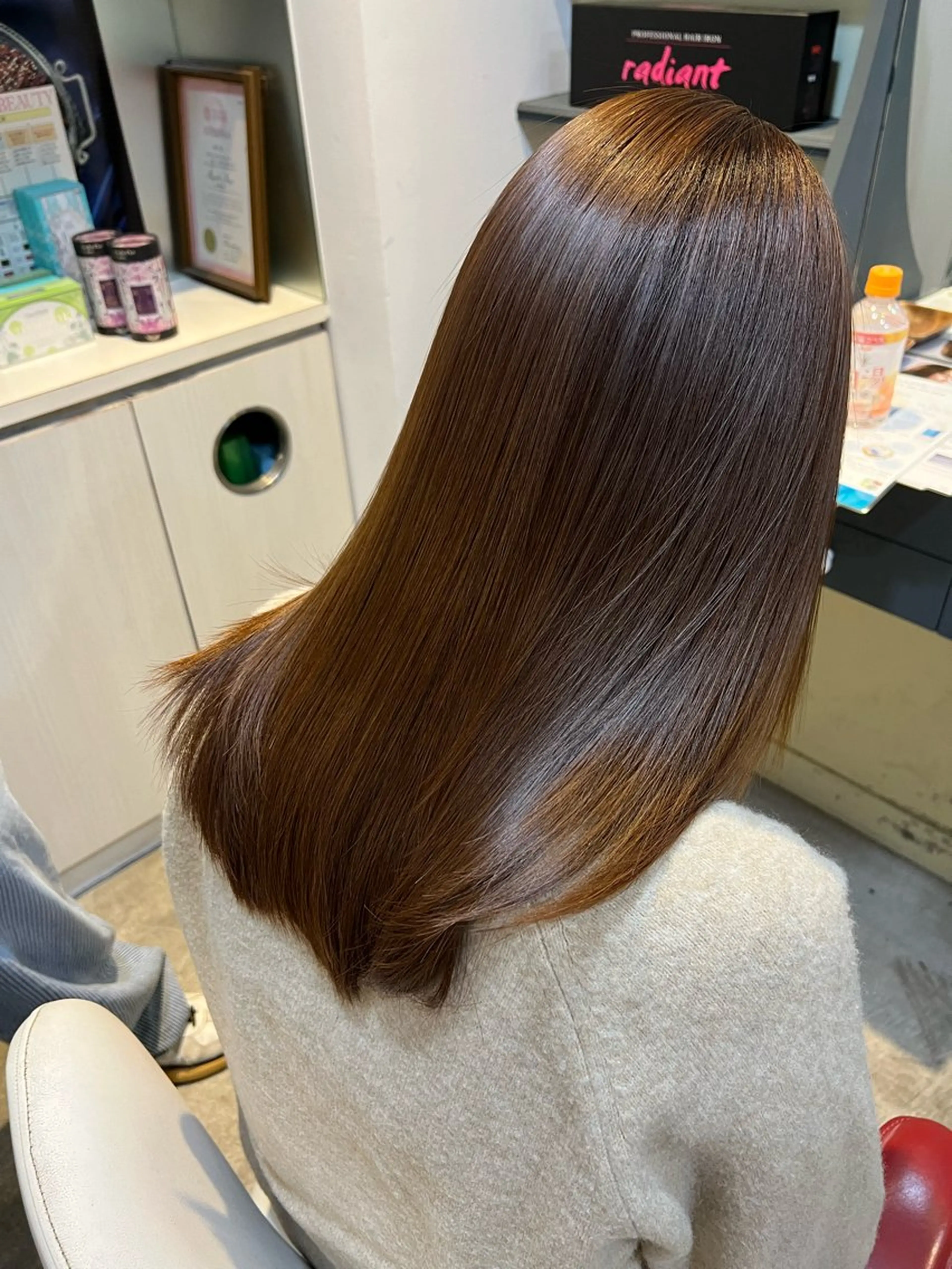 セミロング カラー 17日パーマモデル/ 募集中!落合🌷のヘアスタイル