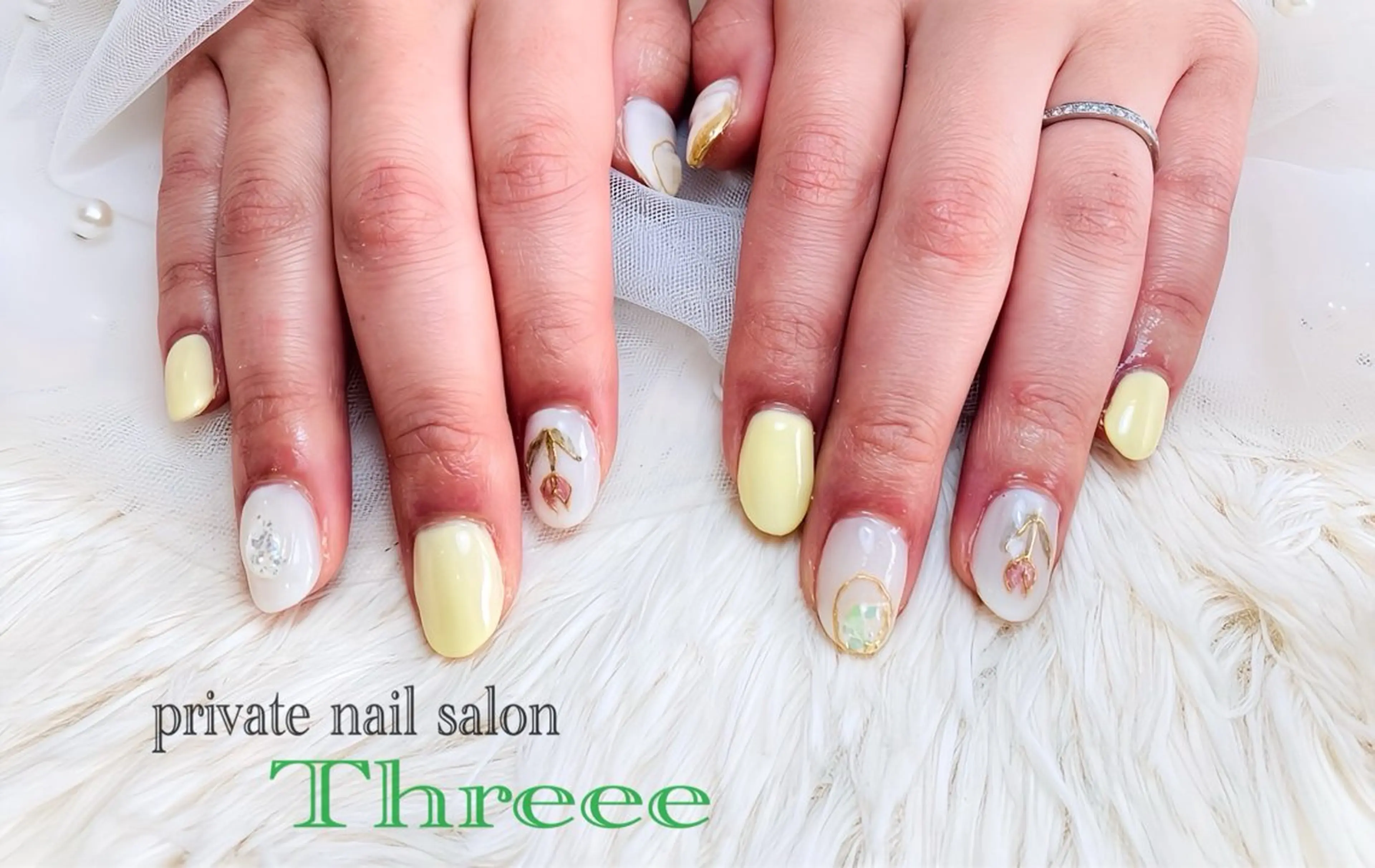 ネイル 春ネイル ハンドネイル Nail salon - Threee　-のネイルデザイン