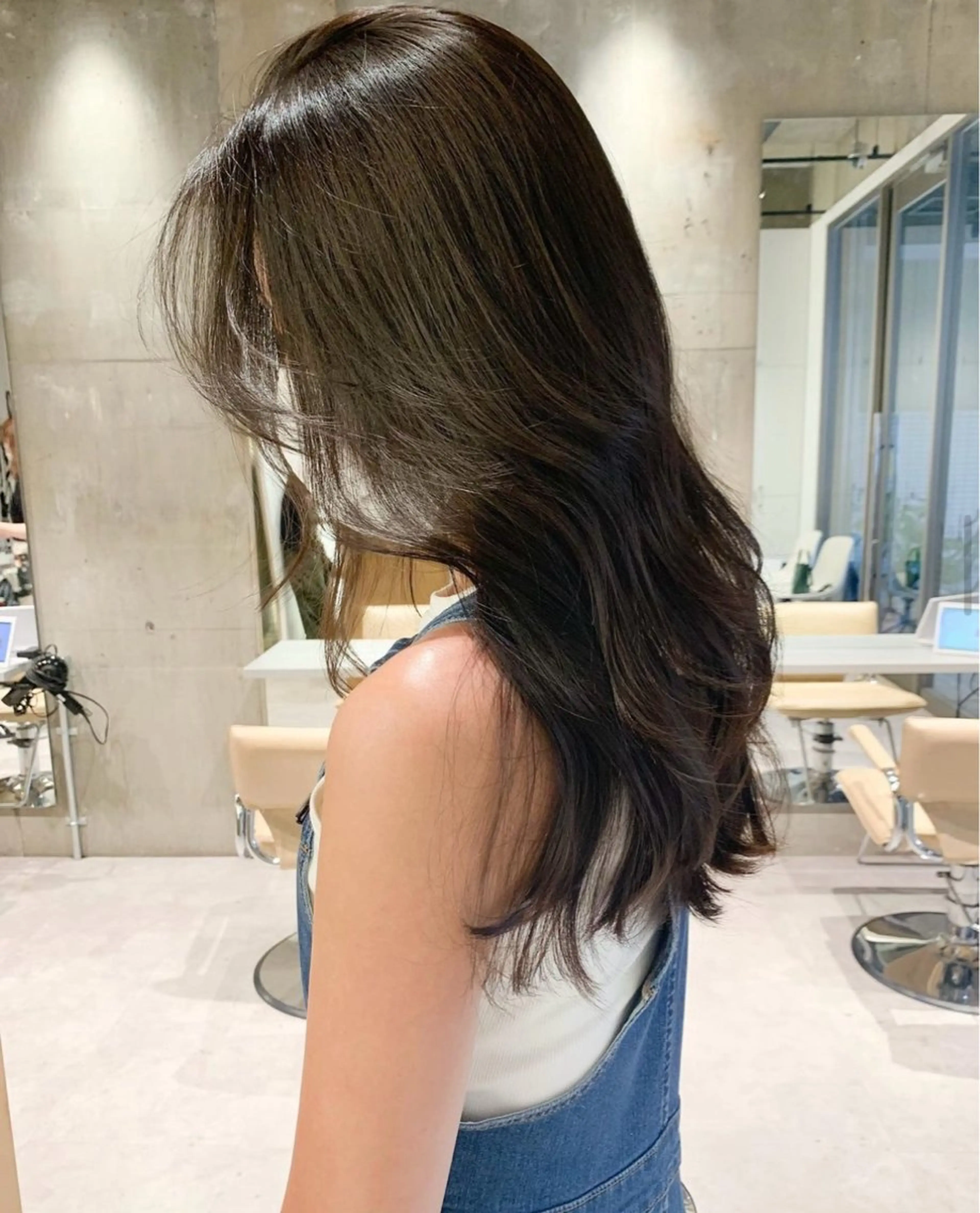 ロング カラー ヘアカラー AIKA🤍 カットモデル募集🫧のヘアスタイル