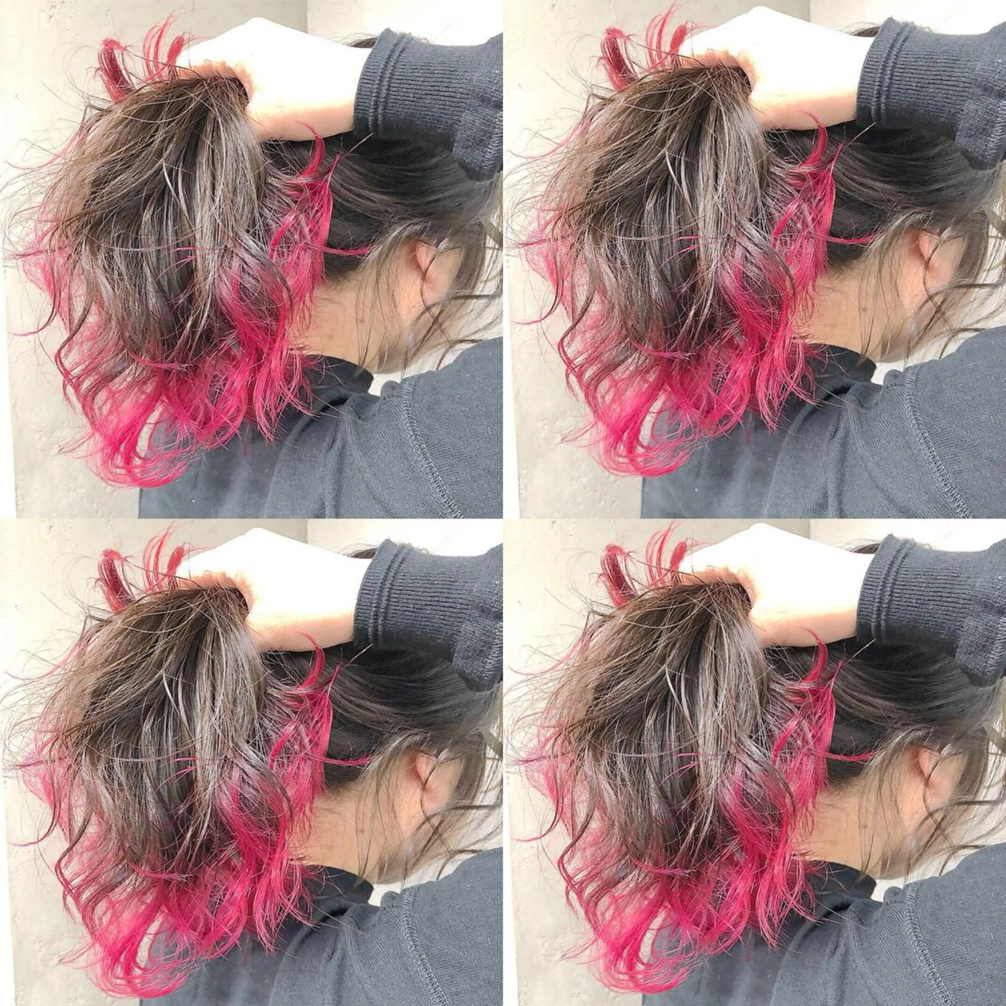 セミロング カラー ヘアアレンジ 【池袋/スパイキー ショート】ⓝⓘⓜⓤのヘアスタイル