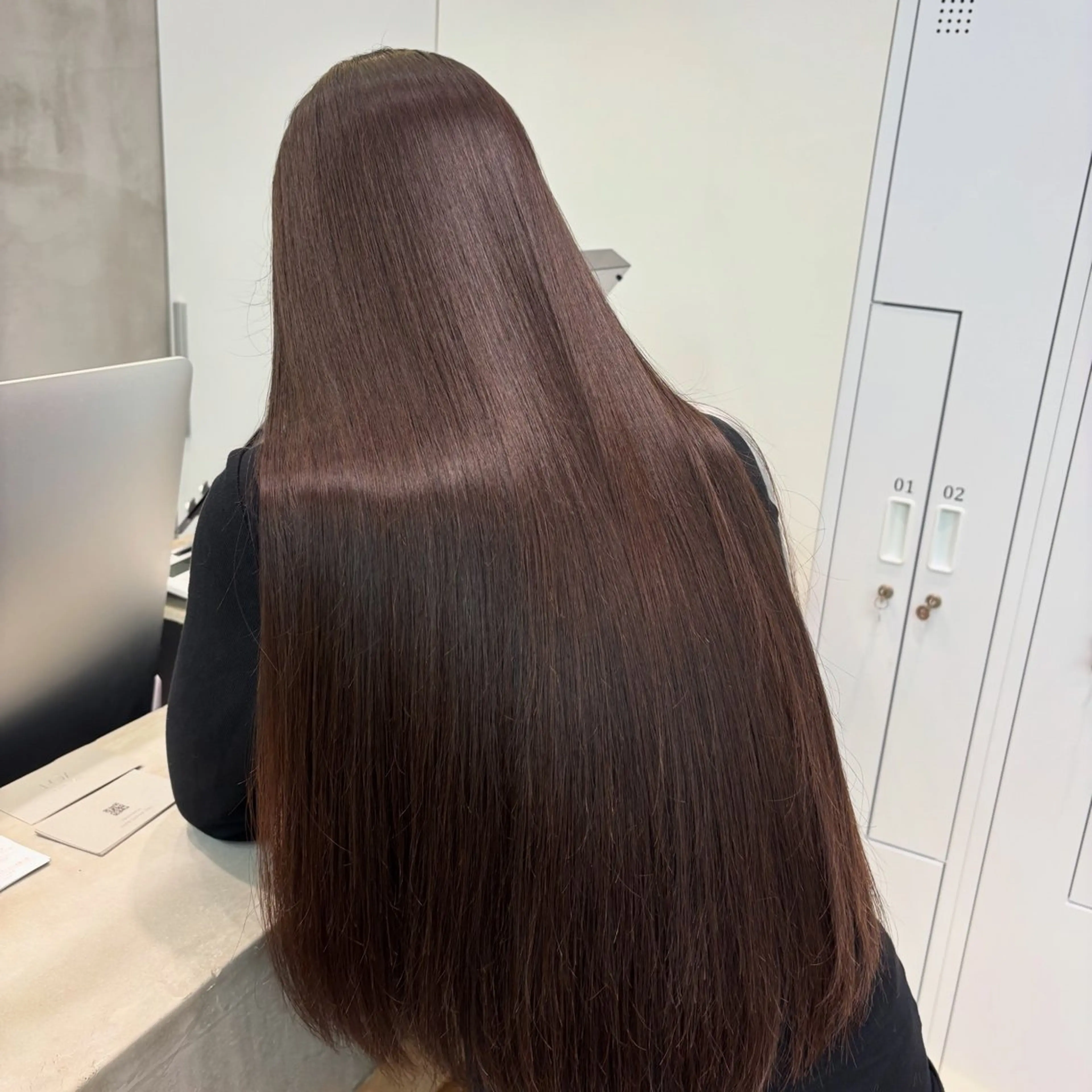 ロング 縮毛矯正 ALLY所属・🫧透明感カラー🫧 AYANAのヘアスタイル