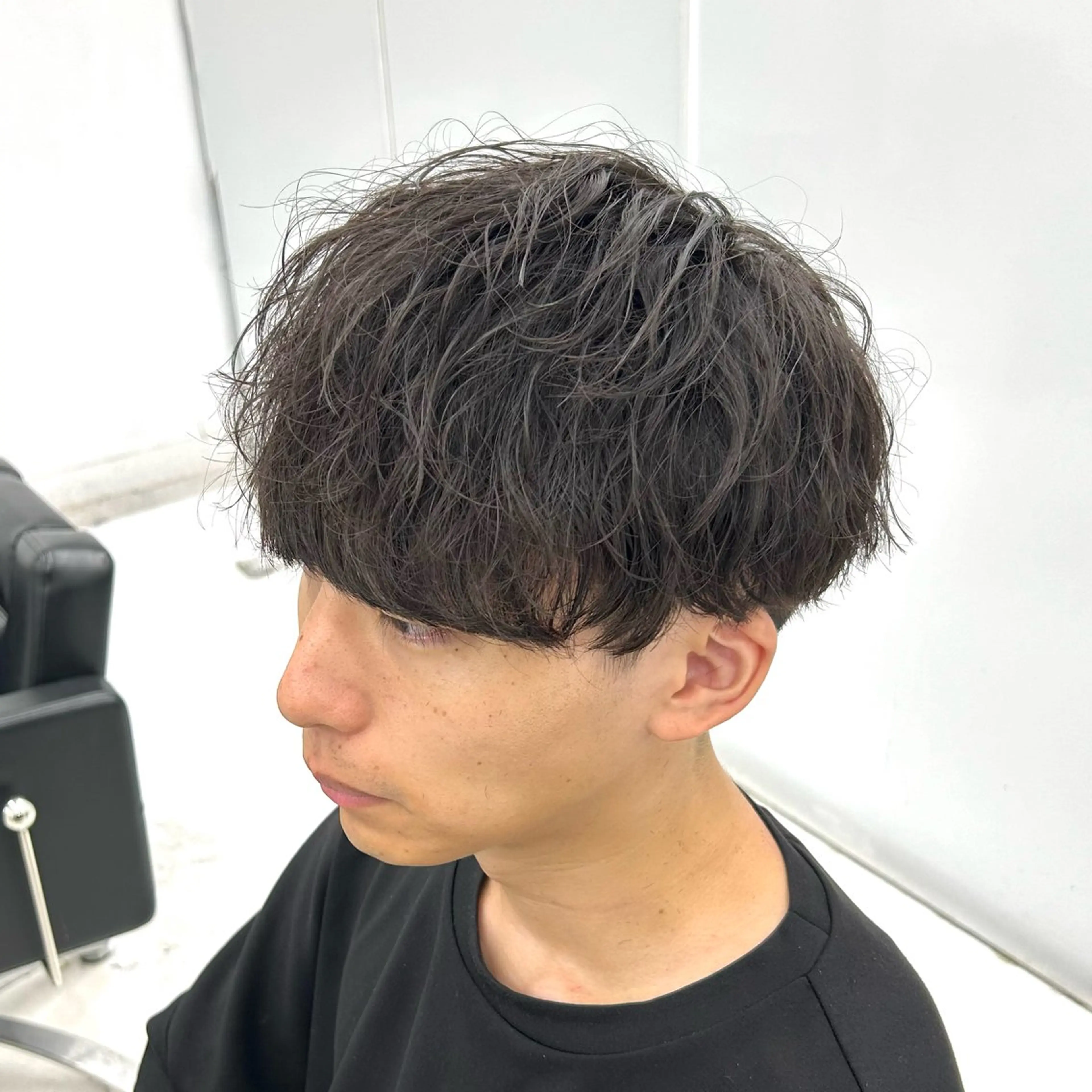 ショート パーマ メンズ マッシュ カット パーマ 【メンズパーマ特化】 🍏網中勇喜のヘアスタイル