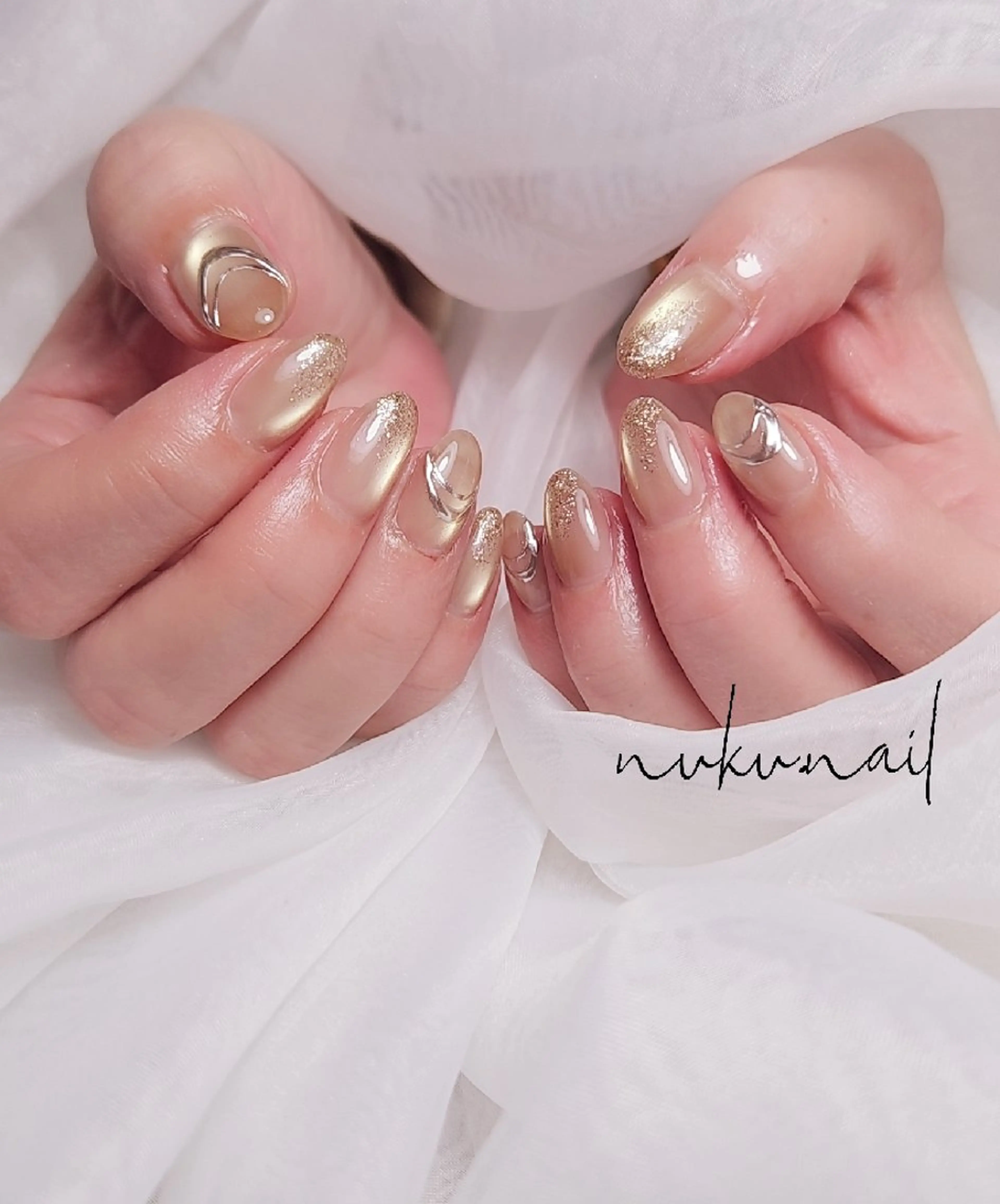 ネイル シンプルネイル nuku.nail 　namiのネイルデザイン