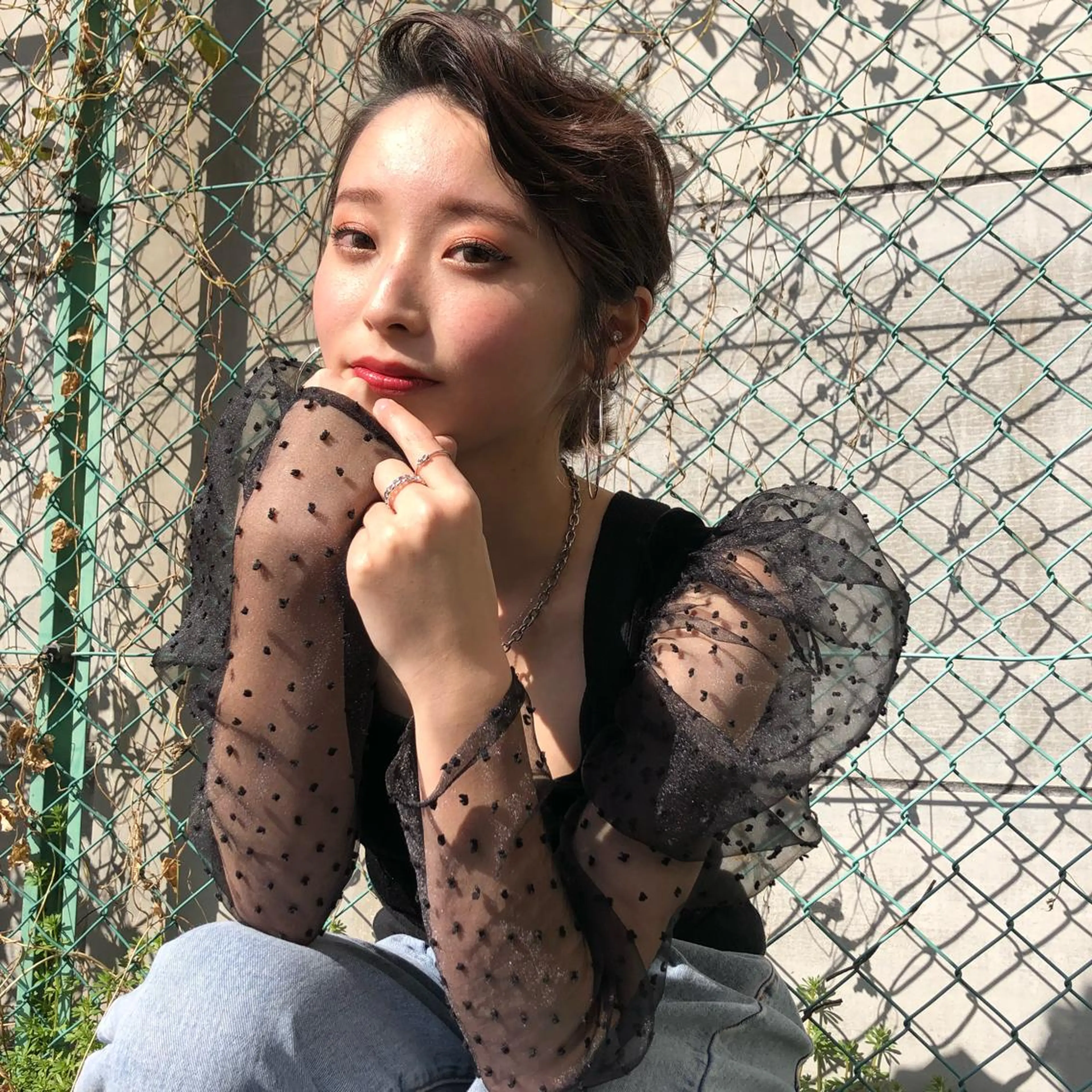 ショート カラー ヘアアレンジ Erina レイヤー/似合わせ♡のヘアスタイル