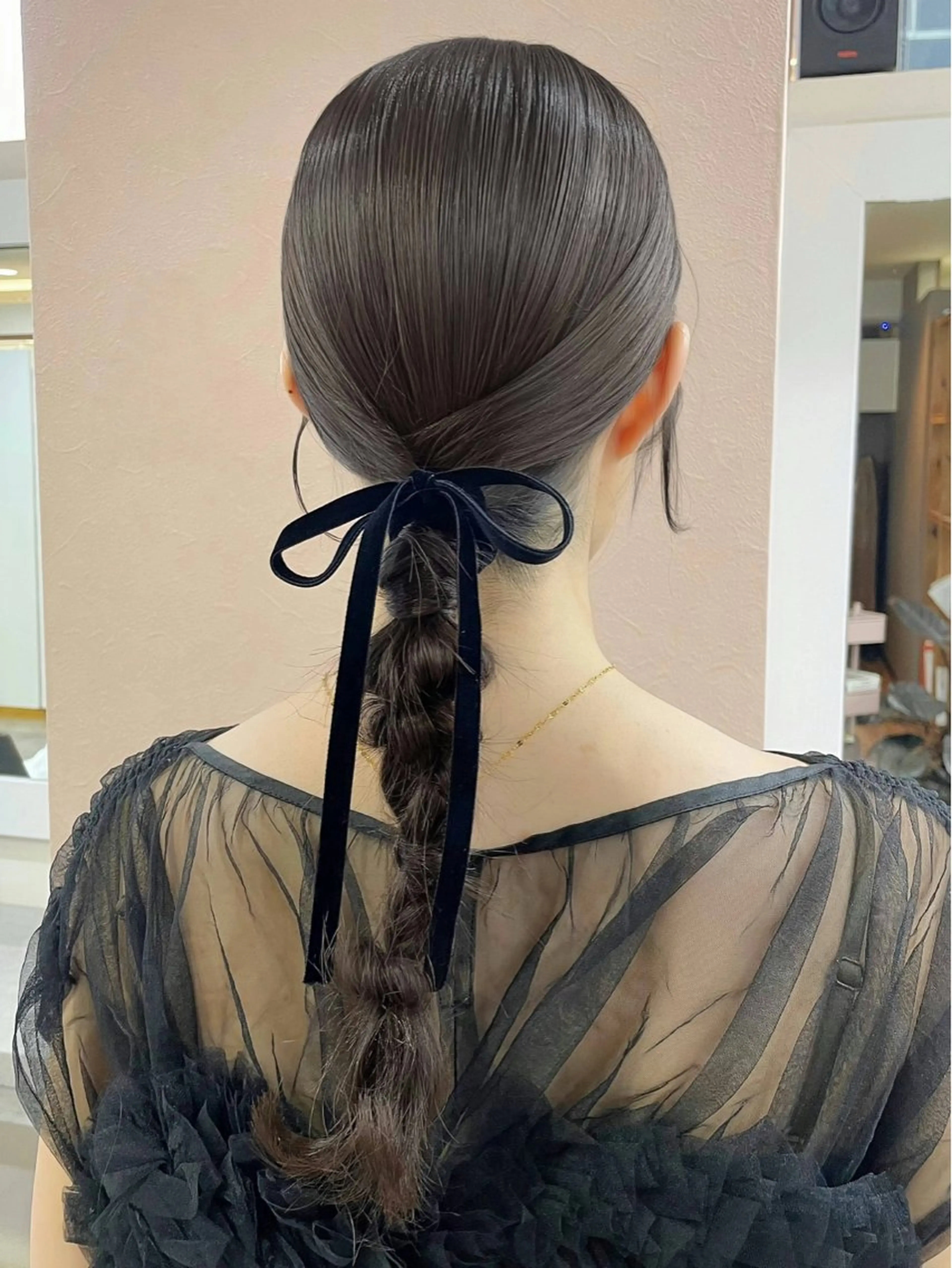 ロング ヘアアレンジ ヘアセット 韓国風パーマ/ヘア セット/店長みづきのヘアスタイル