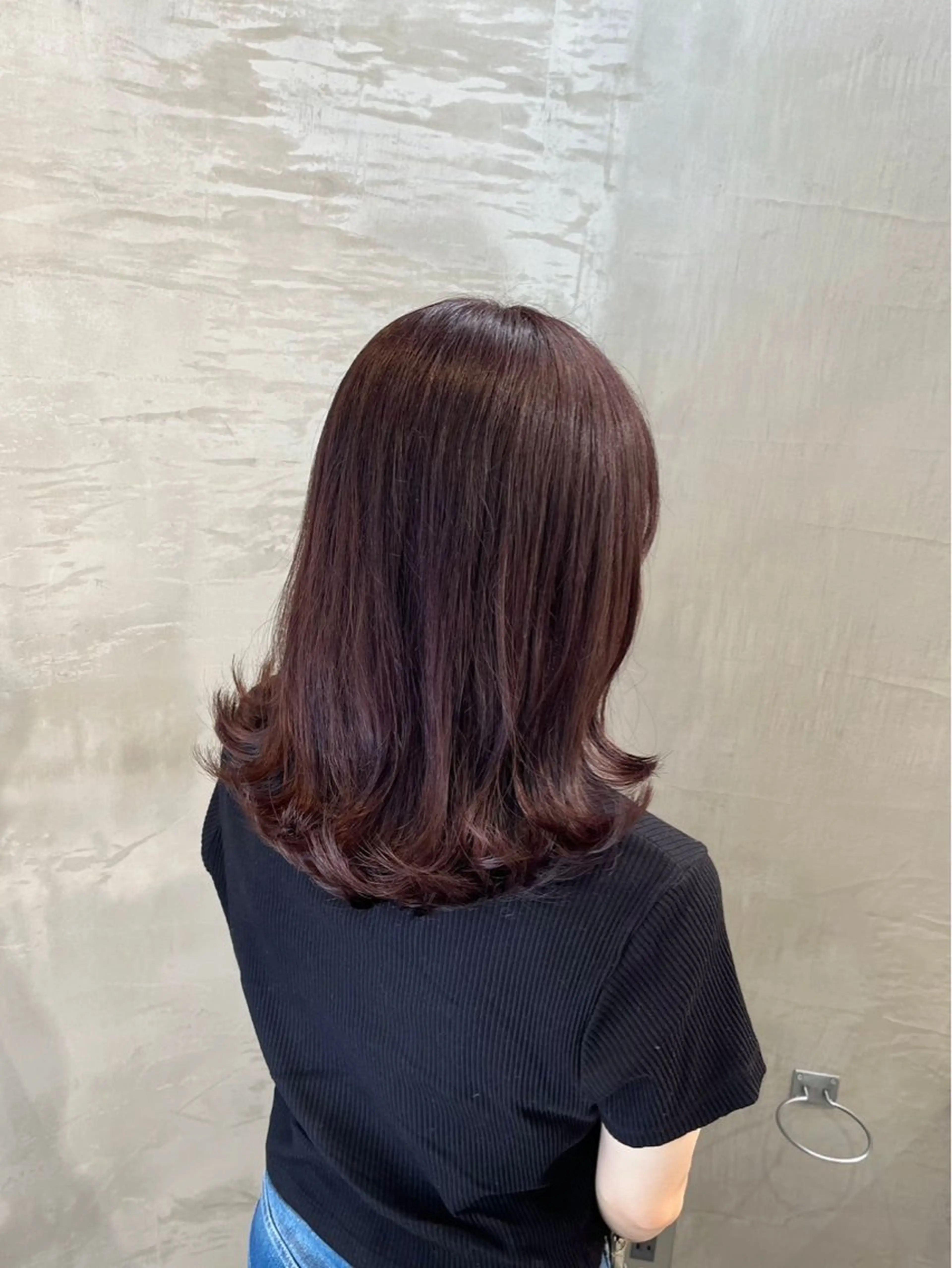 ミディアム カラー るな ／nabi 船橋のヘアスタイル