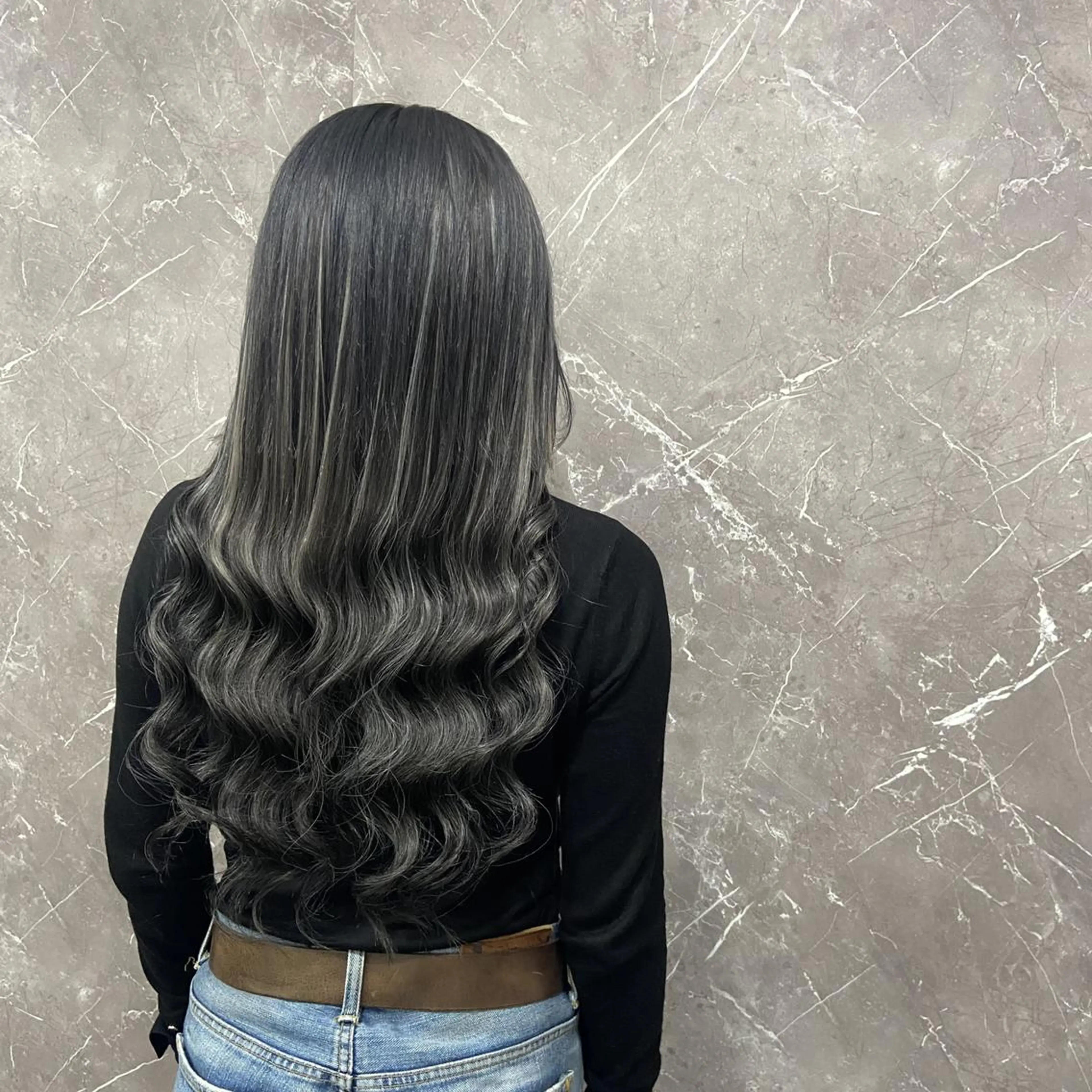 ロング シールエクステ エクステ エクステ シールエクステ ♡SAORI♡のヘアスタイル