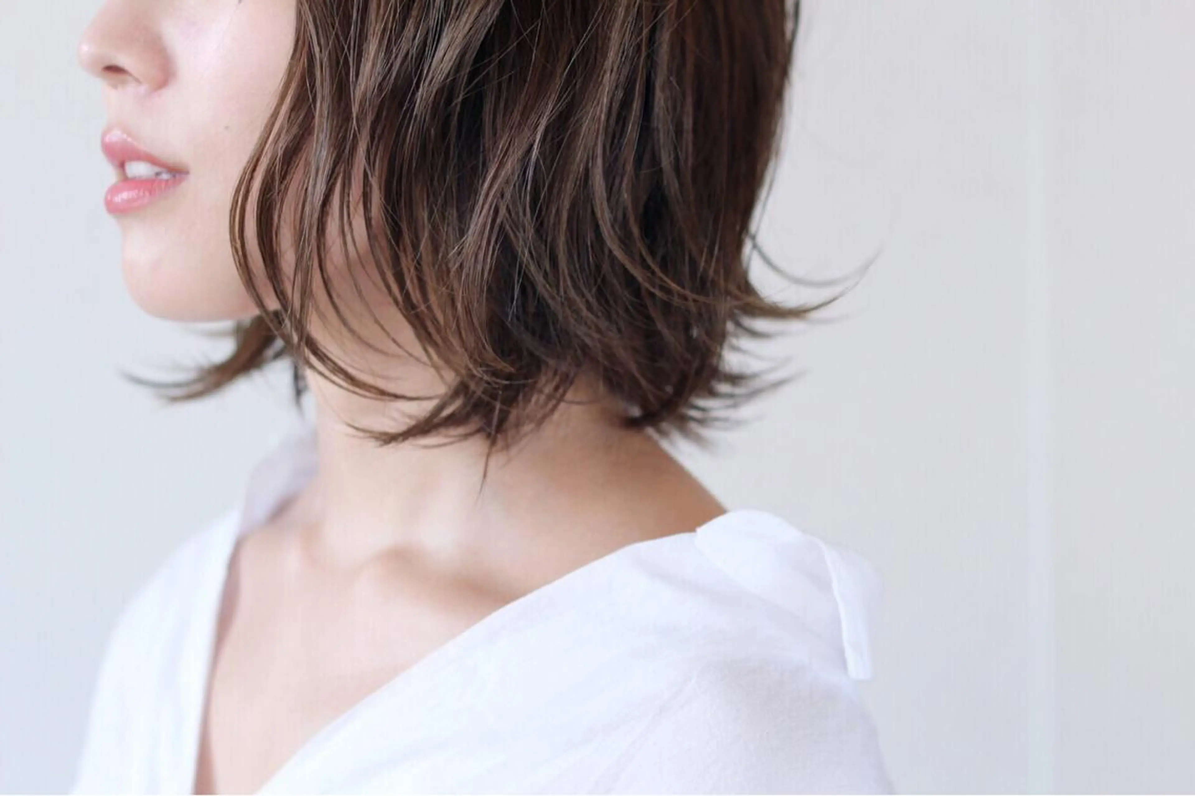 ミディアム カラー ボブ 小西 裕大のヘアスタイル