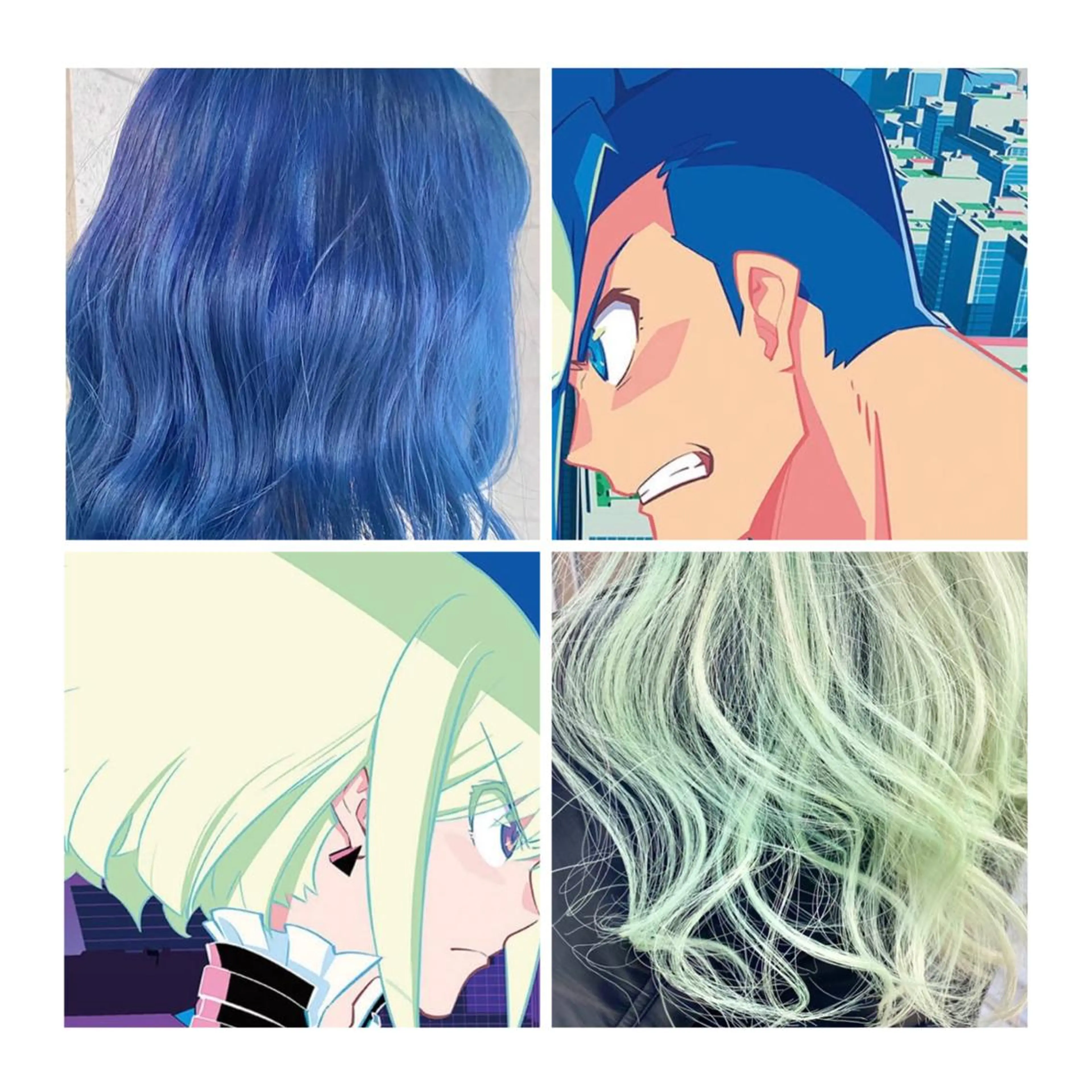 ミディアム カラー TSUNO🦖 派手髪/オタク美容師のヘアスタイル