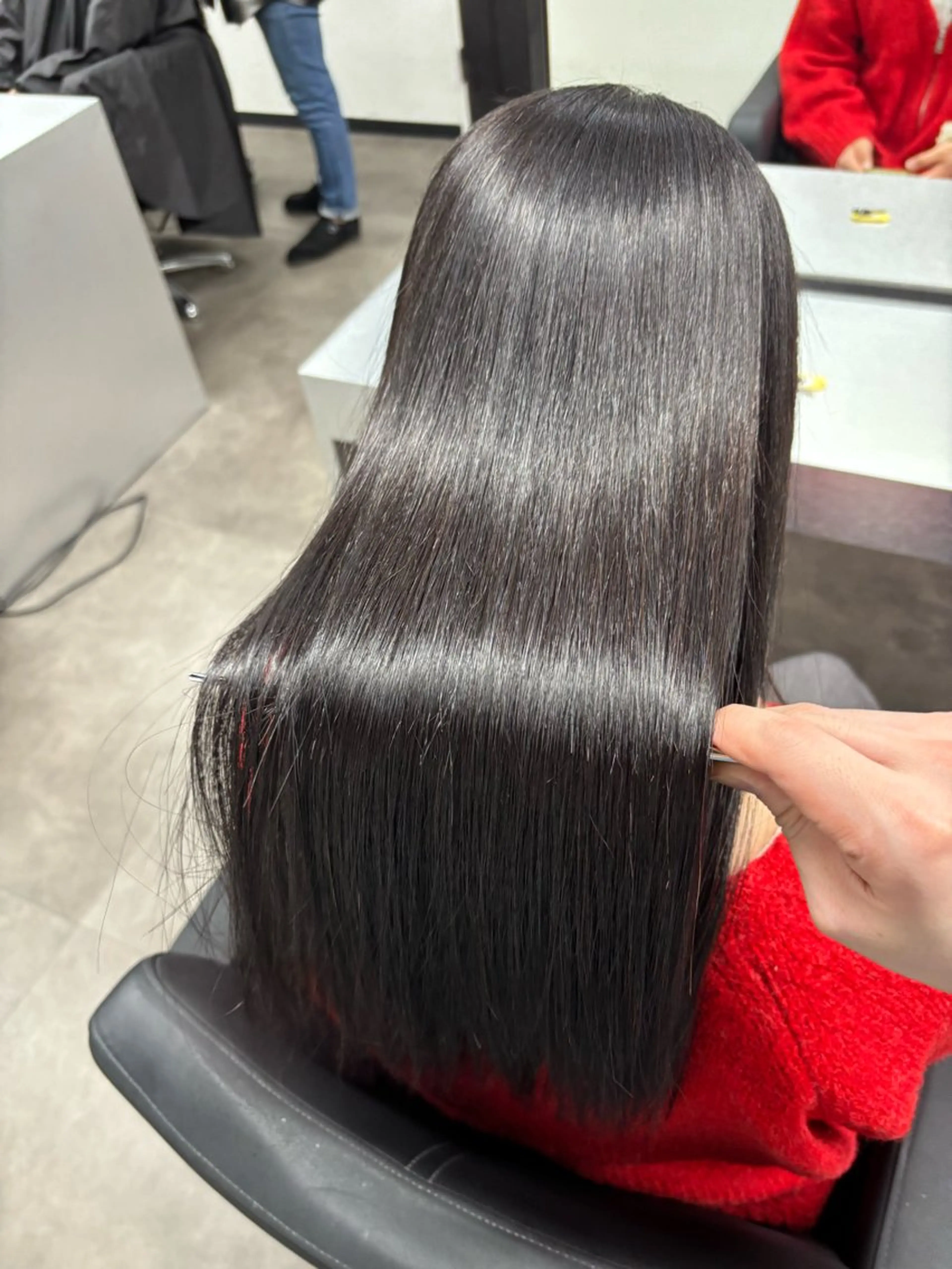 ロング 縮毛矯正 カット 縮毛矯正 トリートメント 【美髪/艶縮毛矯正】 ☘️Taketo☘️のヘアスタイル