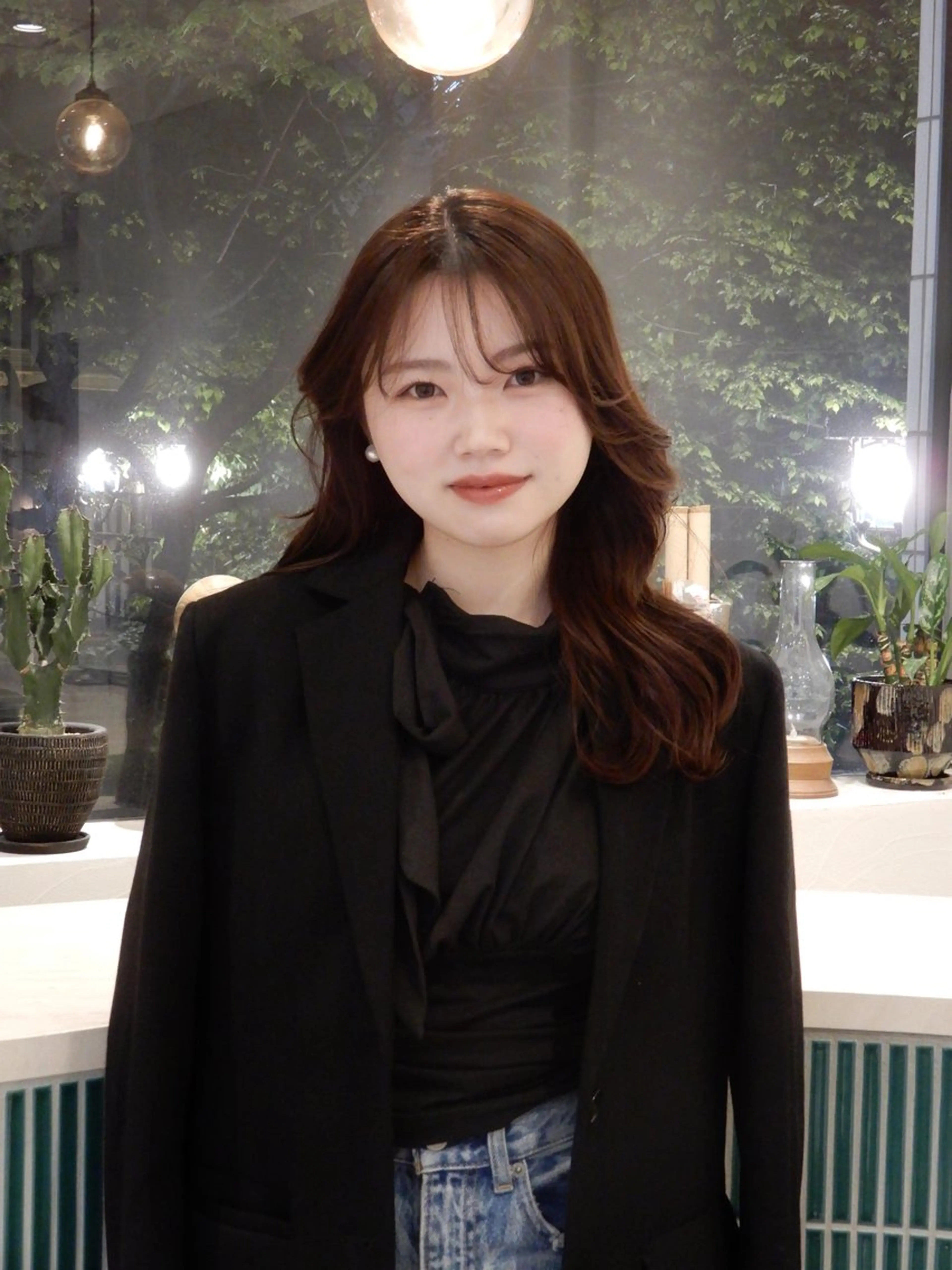 ロング カラー ヘアアレンジ ブラウンカラー ナチュラルブラウン ヘアカラー トリートメント たかはし ゆうなのヘアスタイル