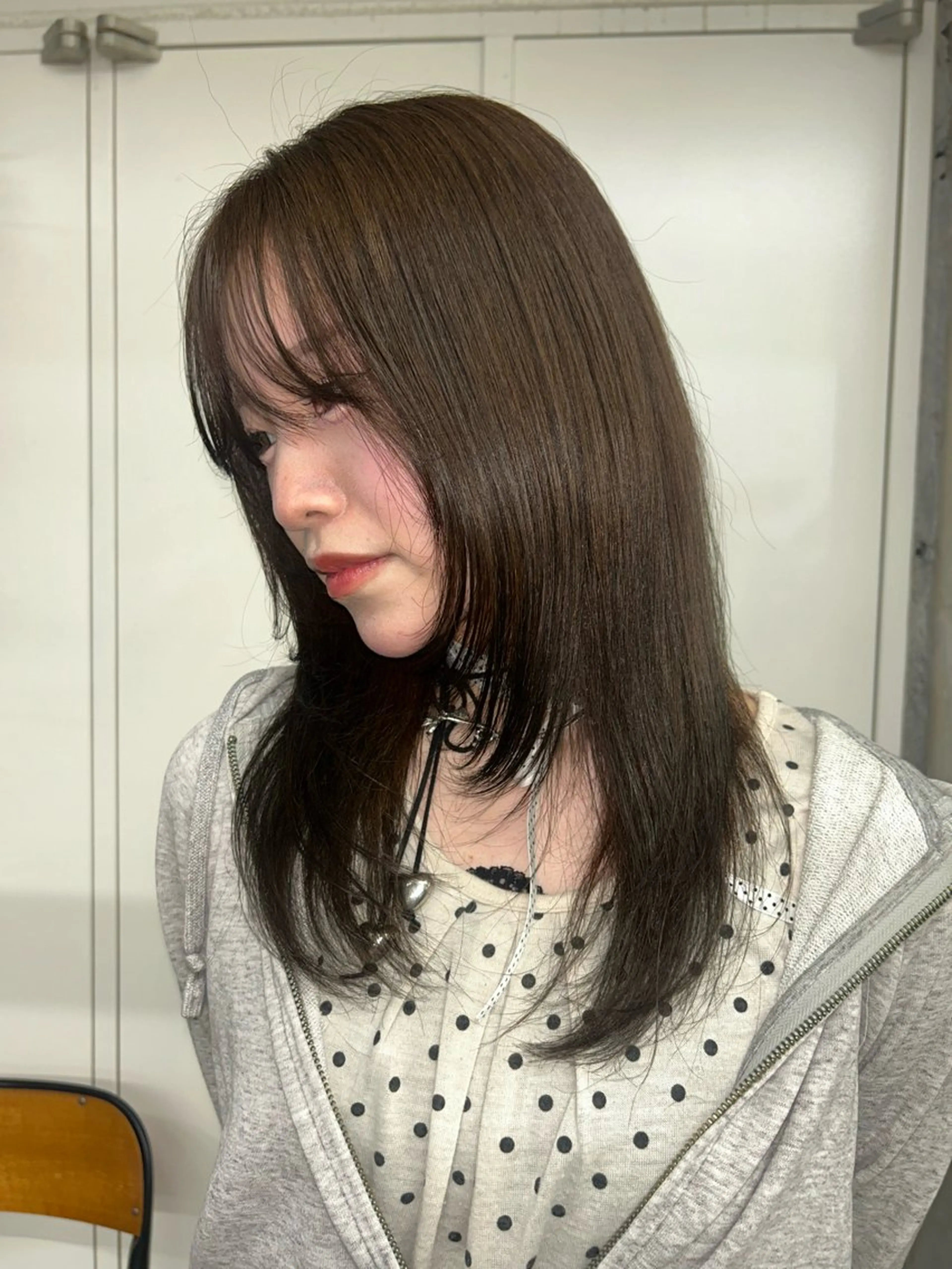 ロング ヘアカラー 伊藤ほのか/パーマ /酸性ストレートのヘアスタイル