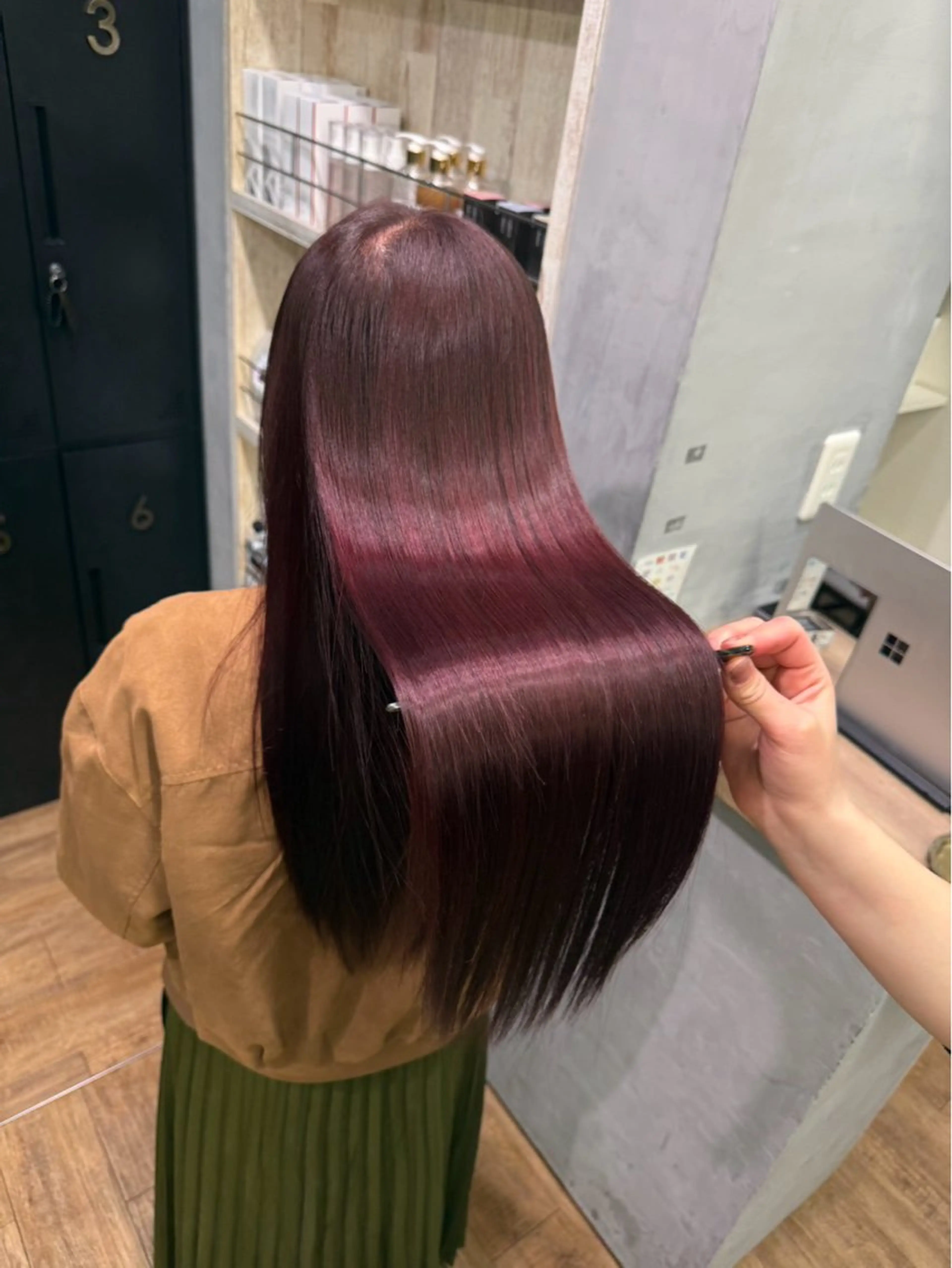 ロング カラー カット ヘアカラー トリートメント ツヤ髪✨髪質 改善 渋谷 サワのヘアスタイル