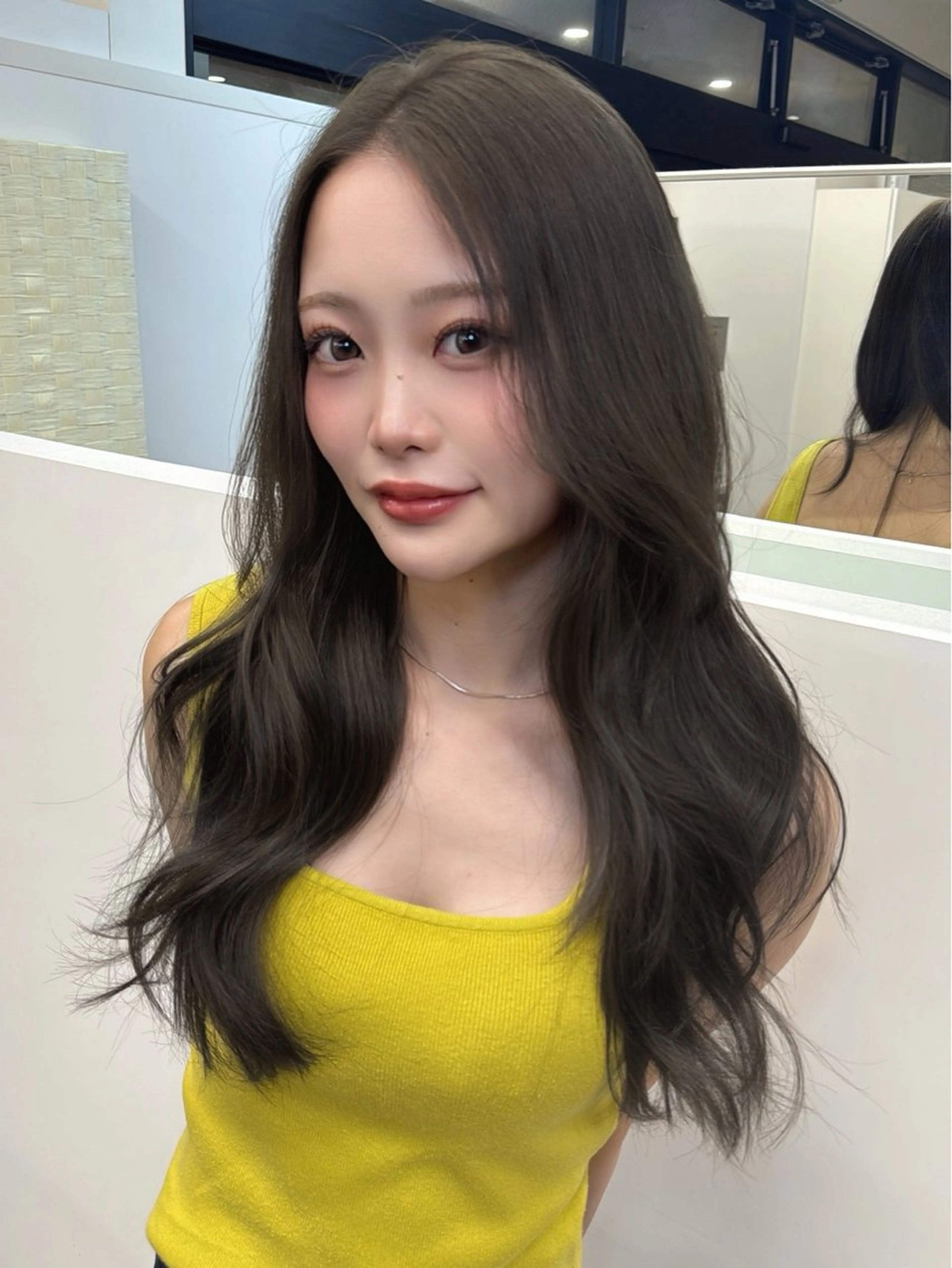 ロング レイヤーカット/ 艶カラー/山内一暉のヘアスタイル