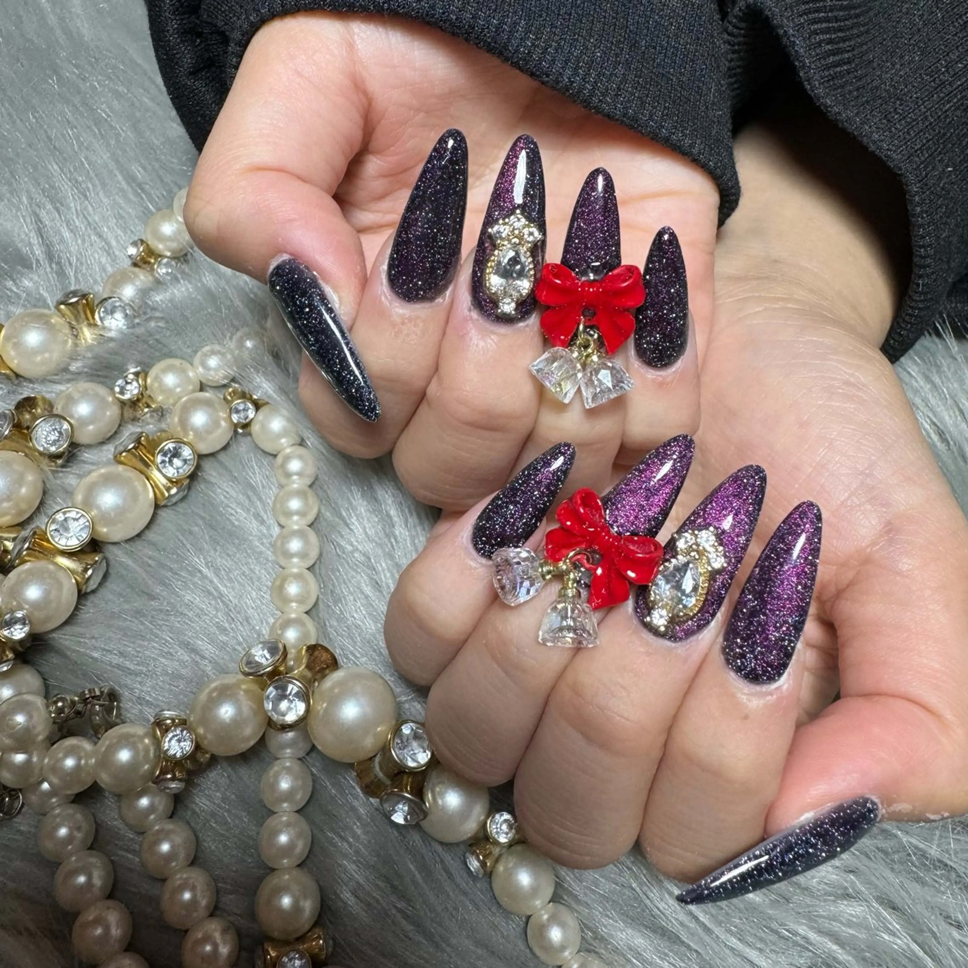 ネイル アートネイル マグネットネイル ハンドネイル feel ♡︎ remiのネイルデザイン