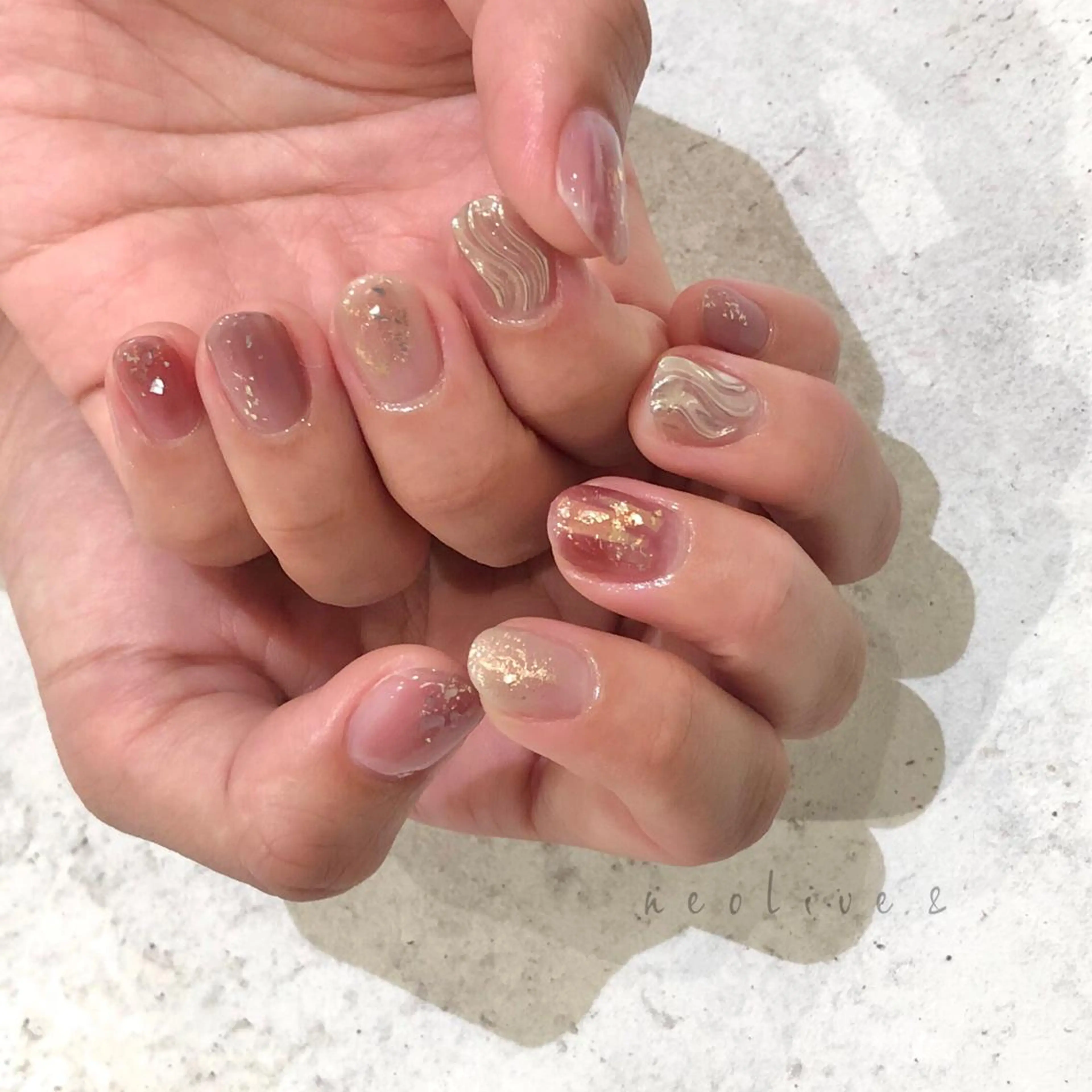 ネイル ハンドネイル Yuriko Omi パラジェル/渋谷のネイルデザイン