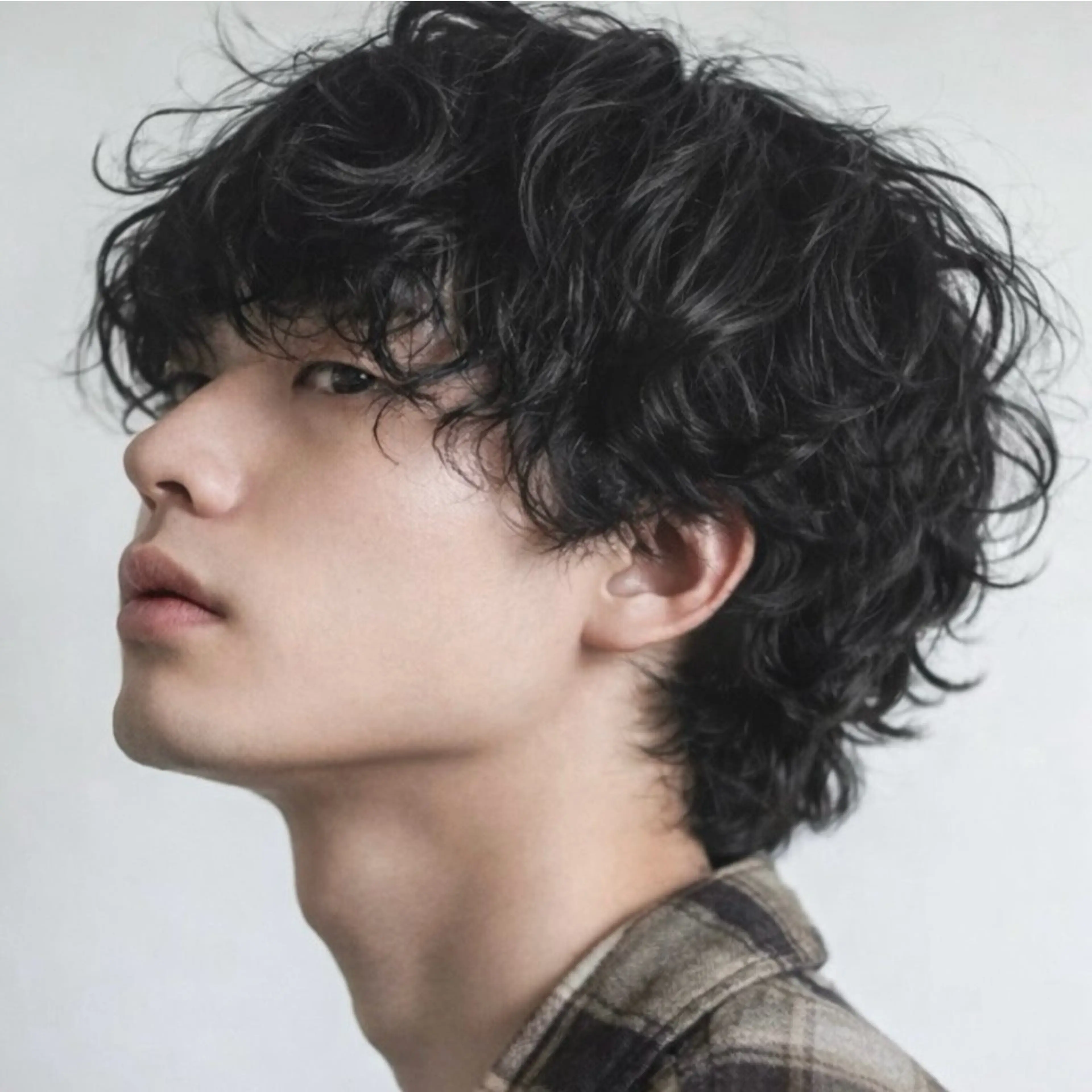 パーマ メンズ メンズパーマ カット パーマ 安部 真弘のヘアスタイル