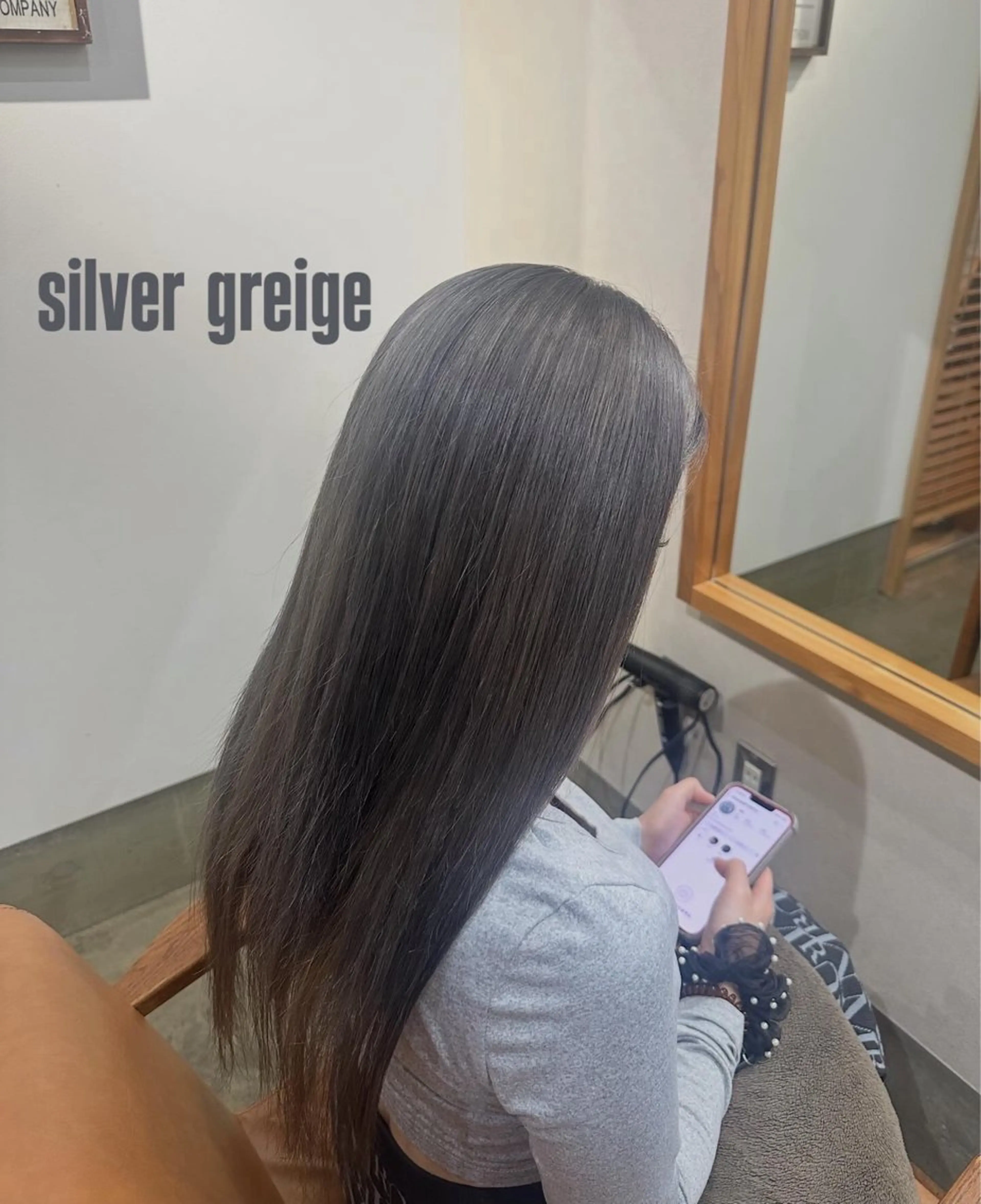 ロング カラー ヘアカラー 大石 楓のヘアスタイル