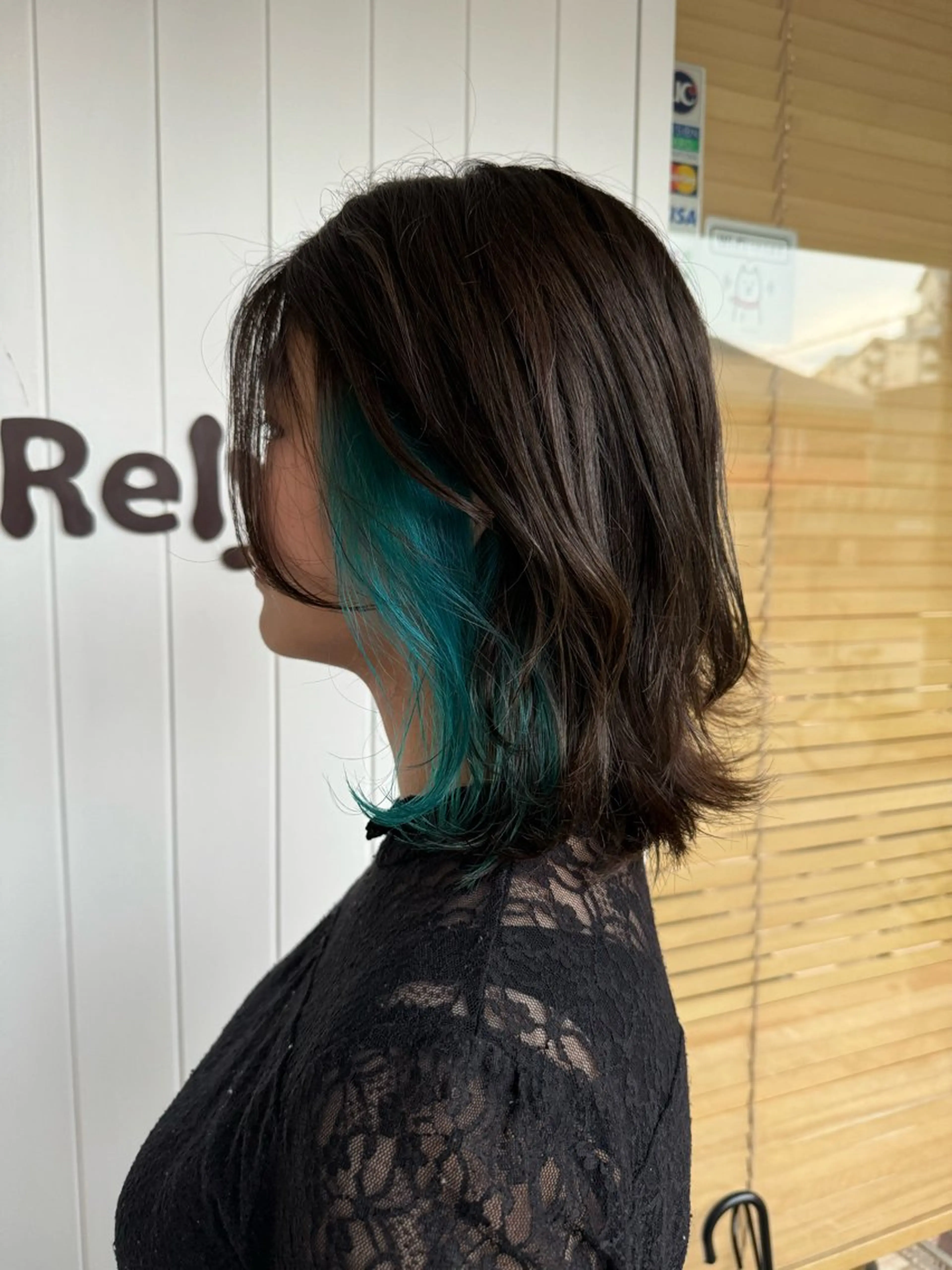 ミディアム カット ヘアカラー 小村 誠也のヘアスタイル