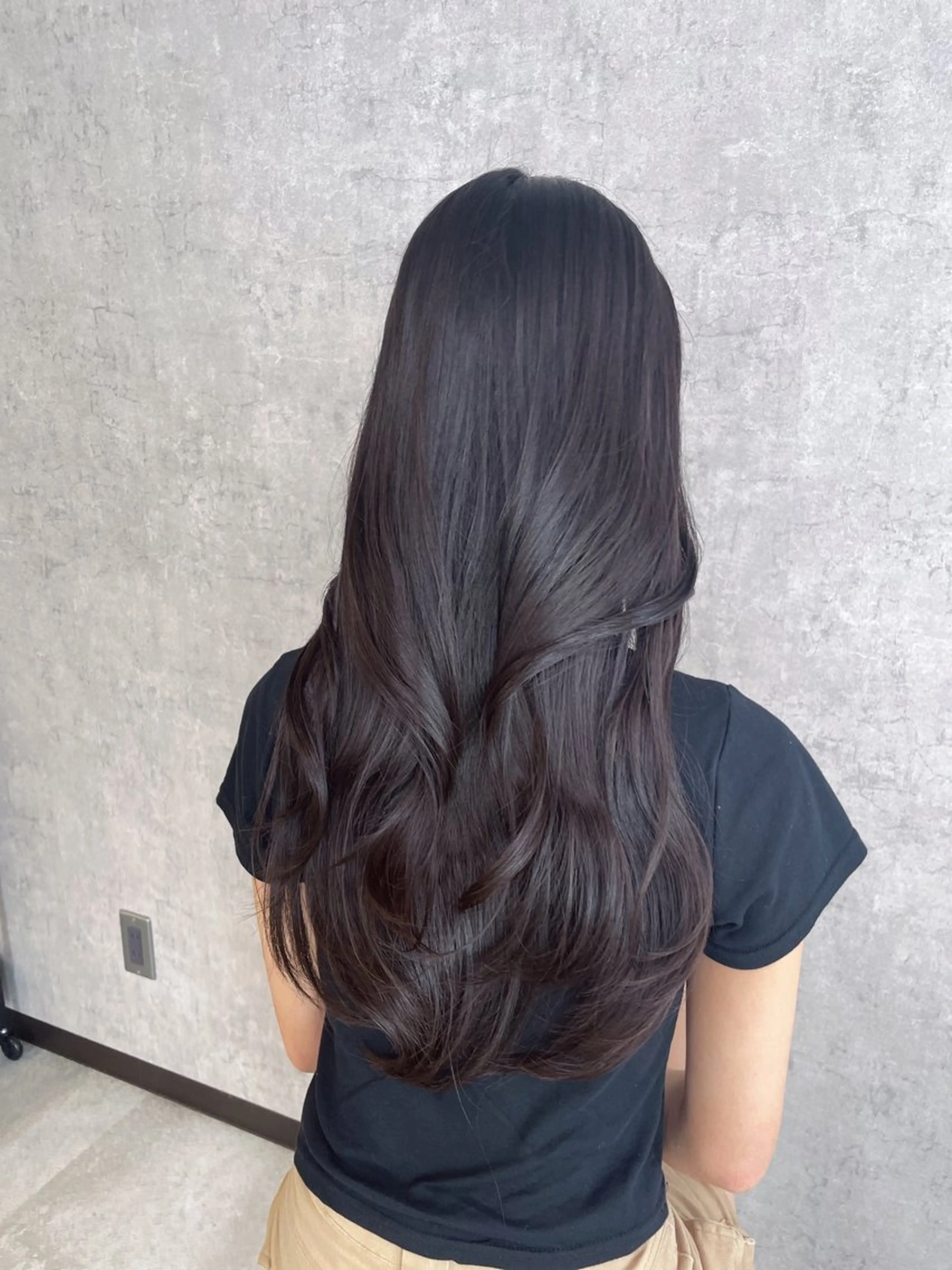 ロング 顔まわりレイヤー 顔周りカット 姫カット 髪質改善 韓国風ヘア トレンド韓国ヘア 🇰🇷のんのヘアスタイル