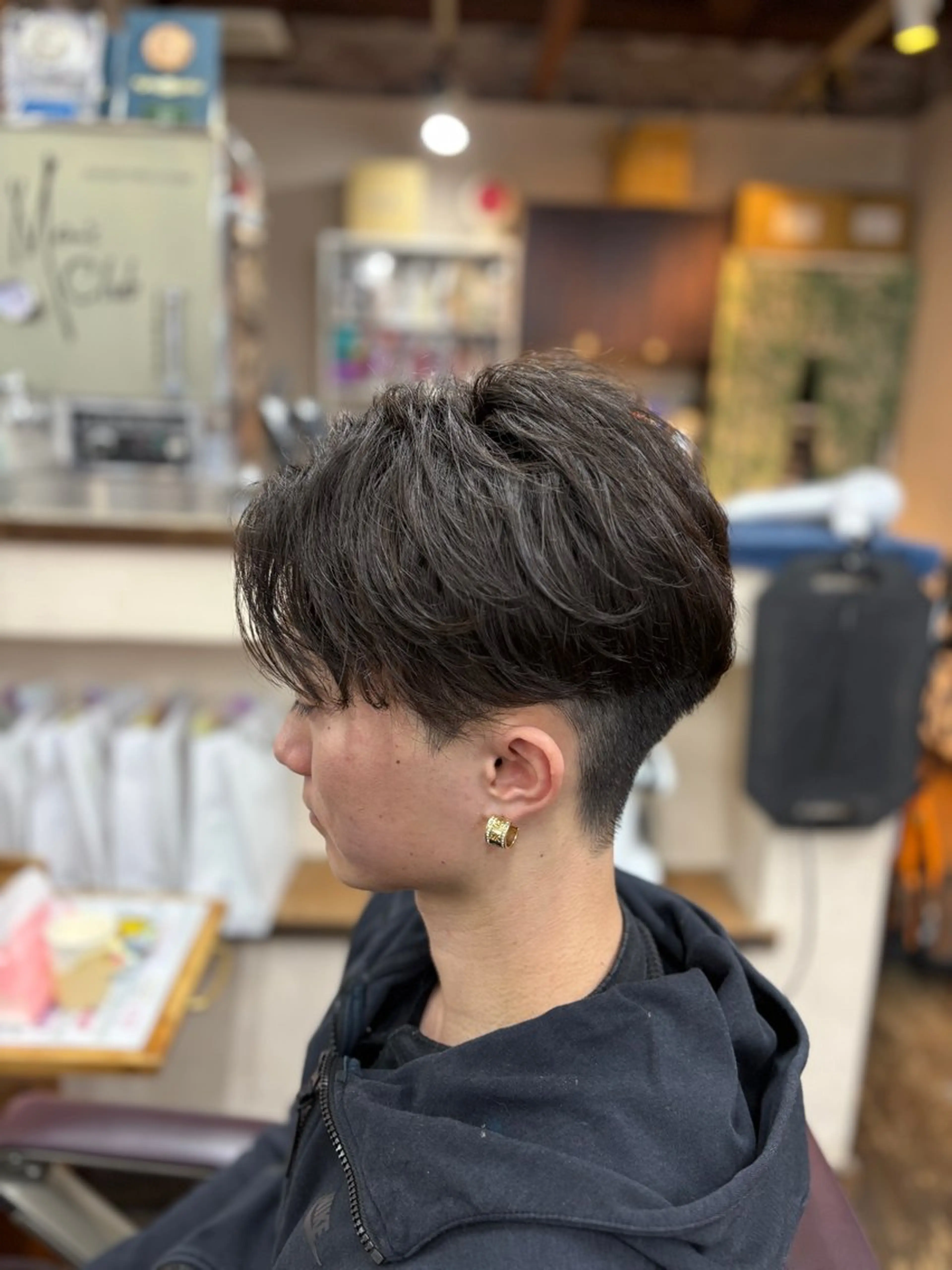 ショート パーマ メンズ メンズパーマ 山本 健生のヘアスタイル