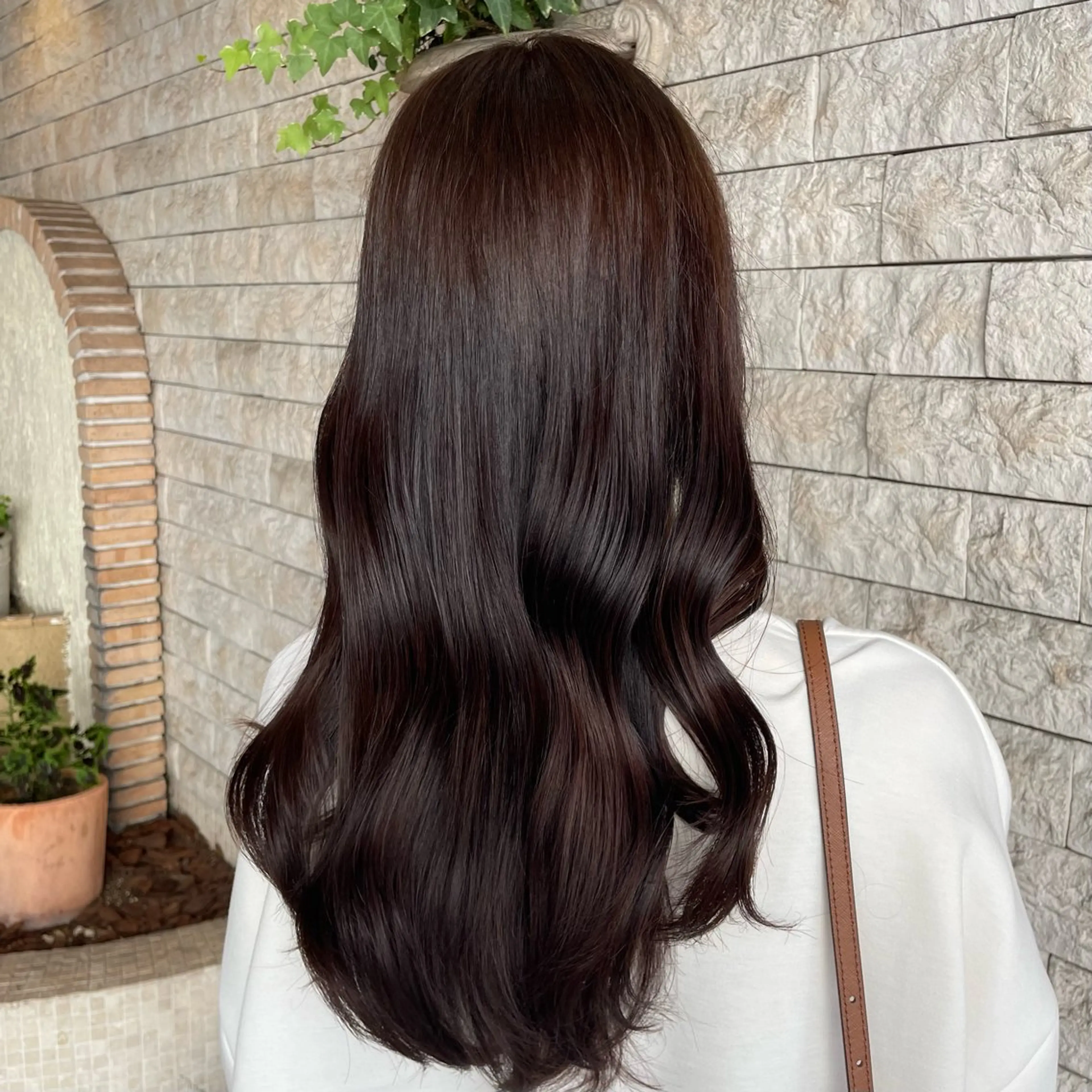 ロング ピンク・ラベンダー/ レイヤー/NANAのヘアスタイル