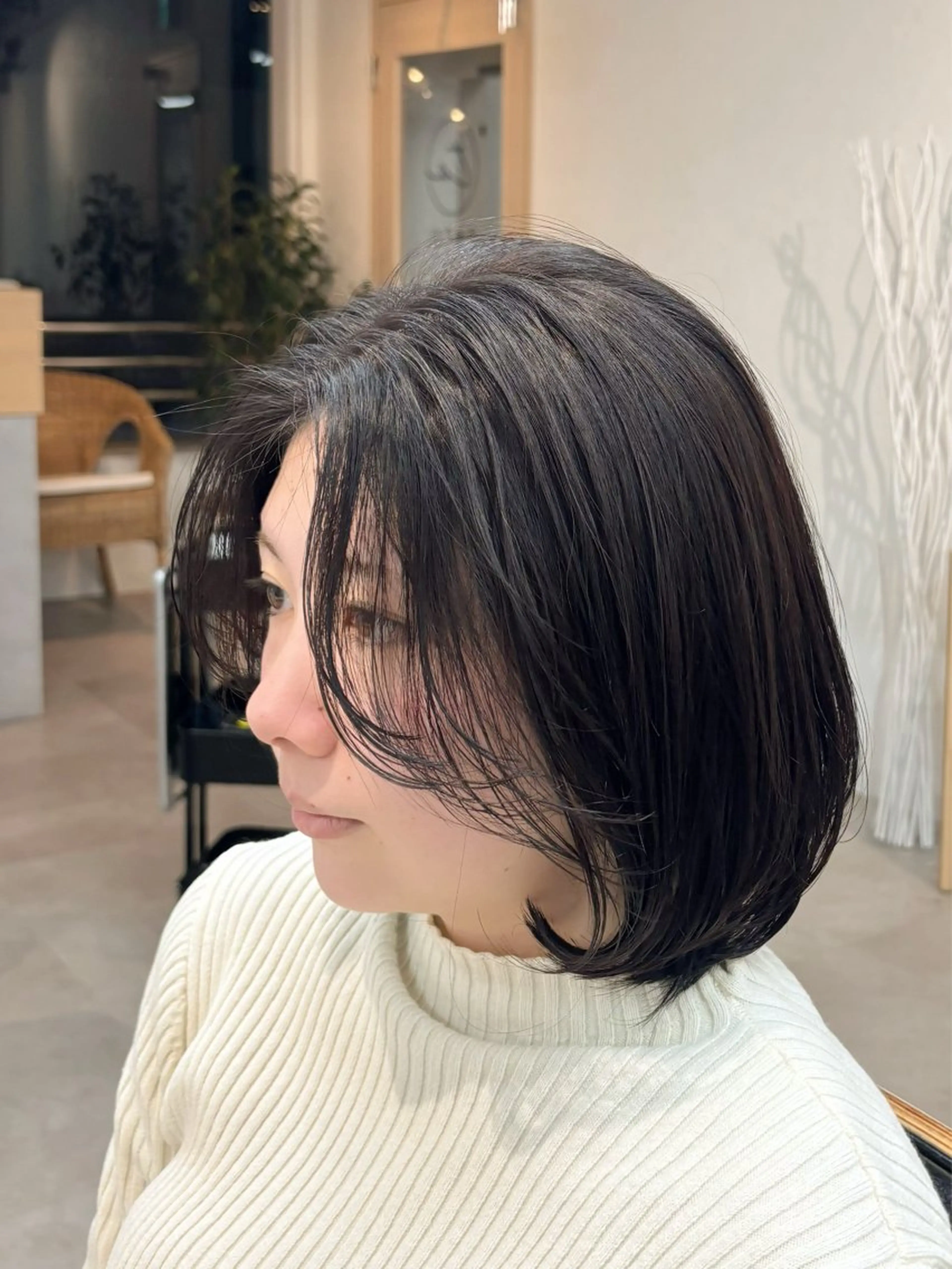 ショート タンバルモリ カット ヘアカラー トリートメント ✨透明感カラー/ 縮毛矯正/うみ✨️のヘアスタイル