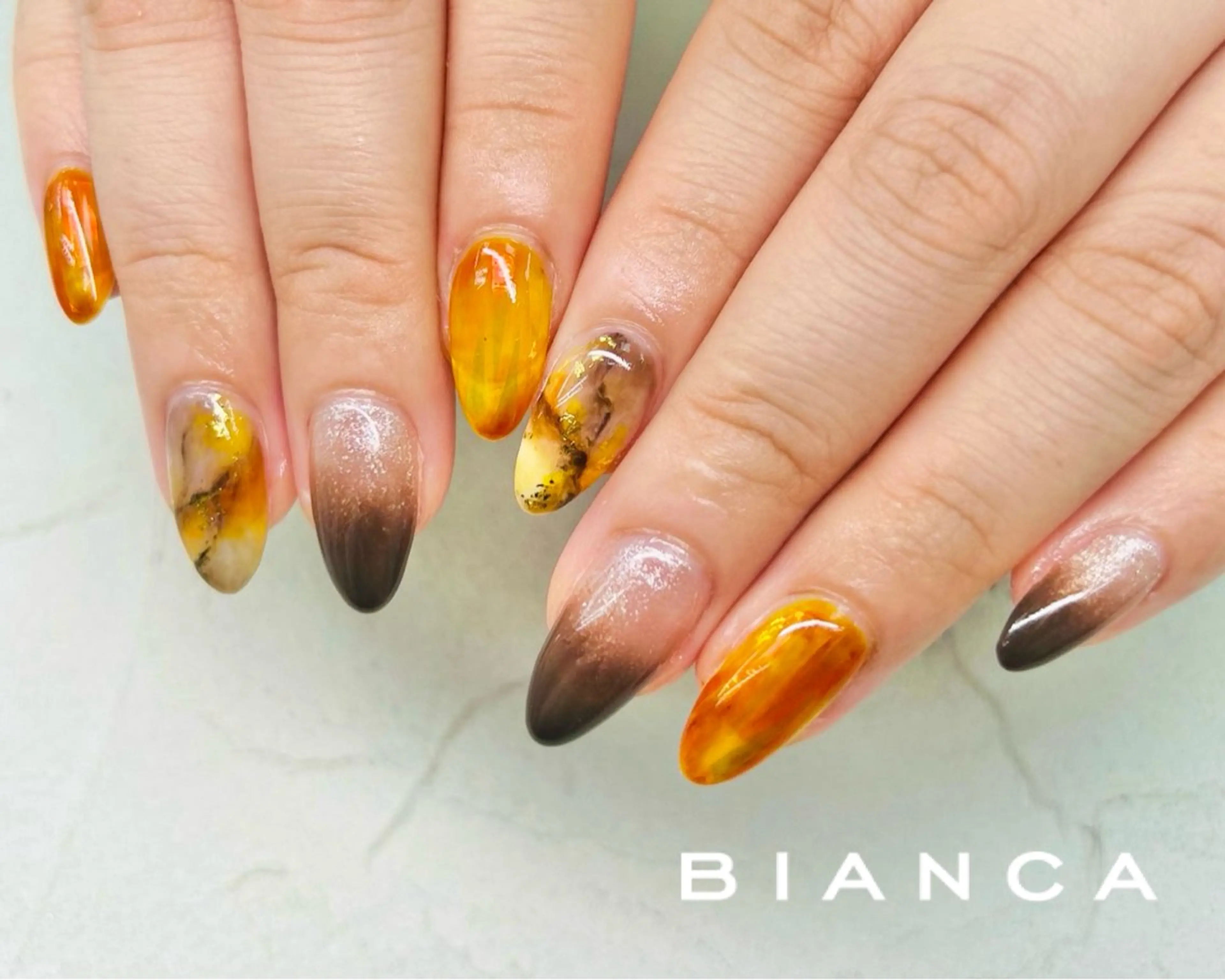 ネイル ハンドネイル Silk by Bianca＊森澤のネイルデザイン