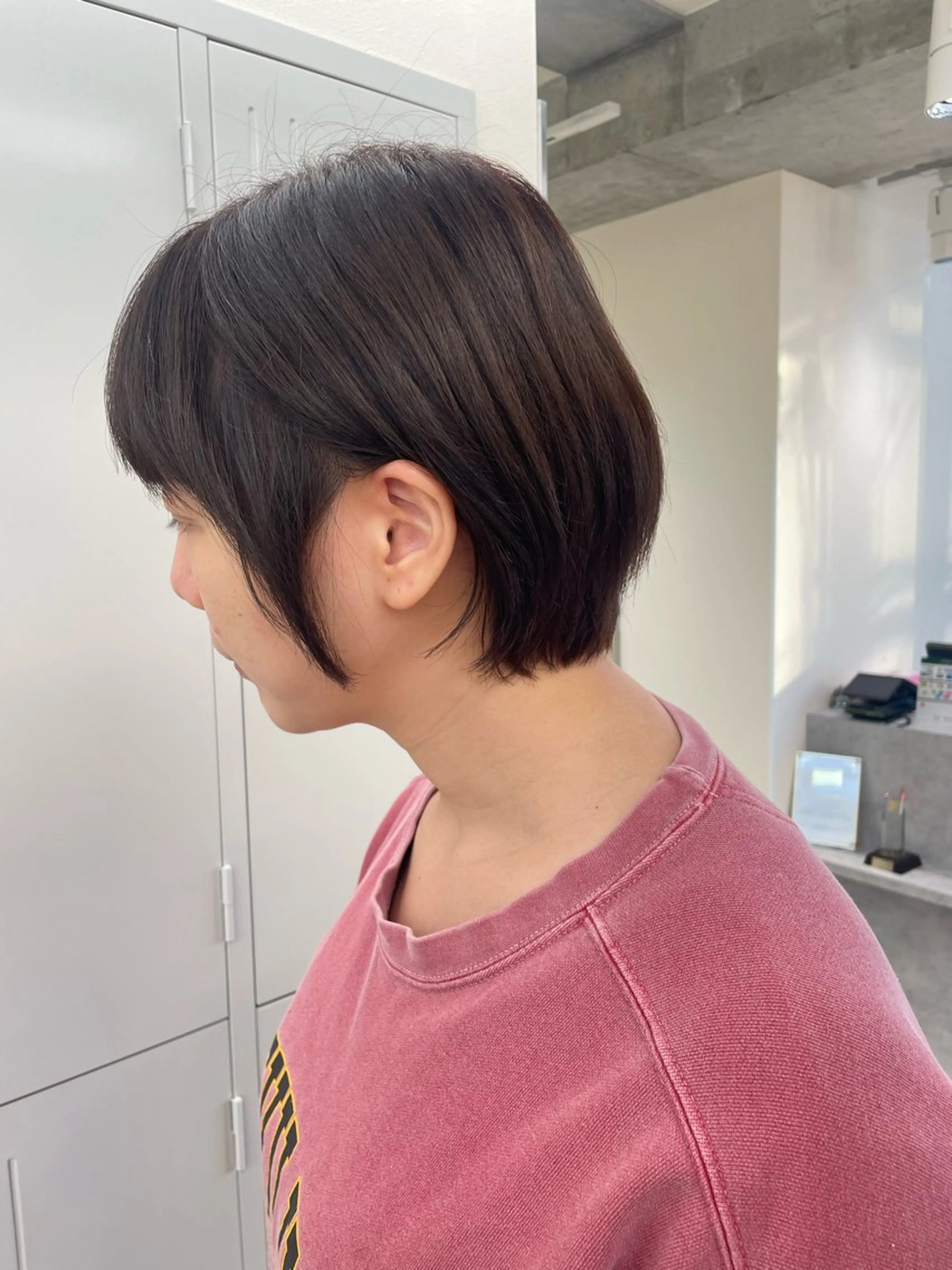 ショート NaVIユウジ 透明感カラーのヘアスタイル