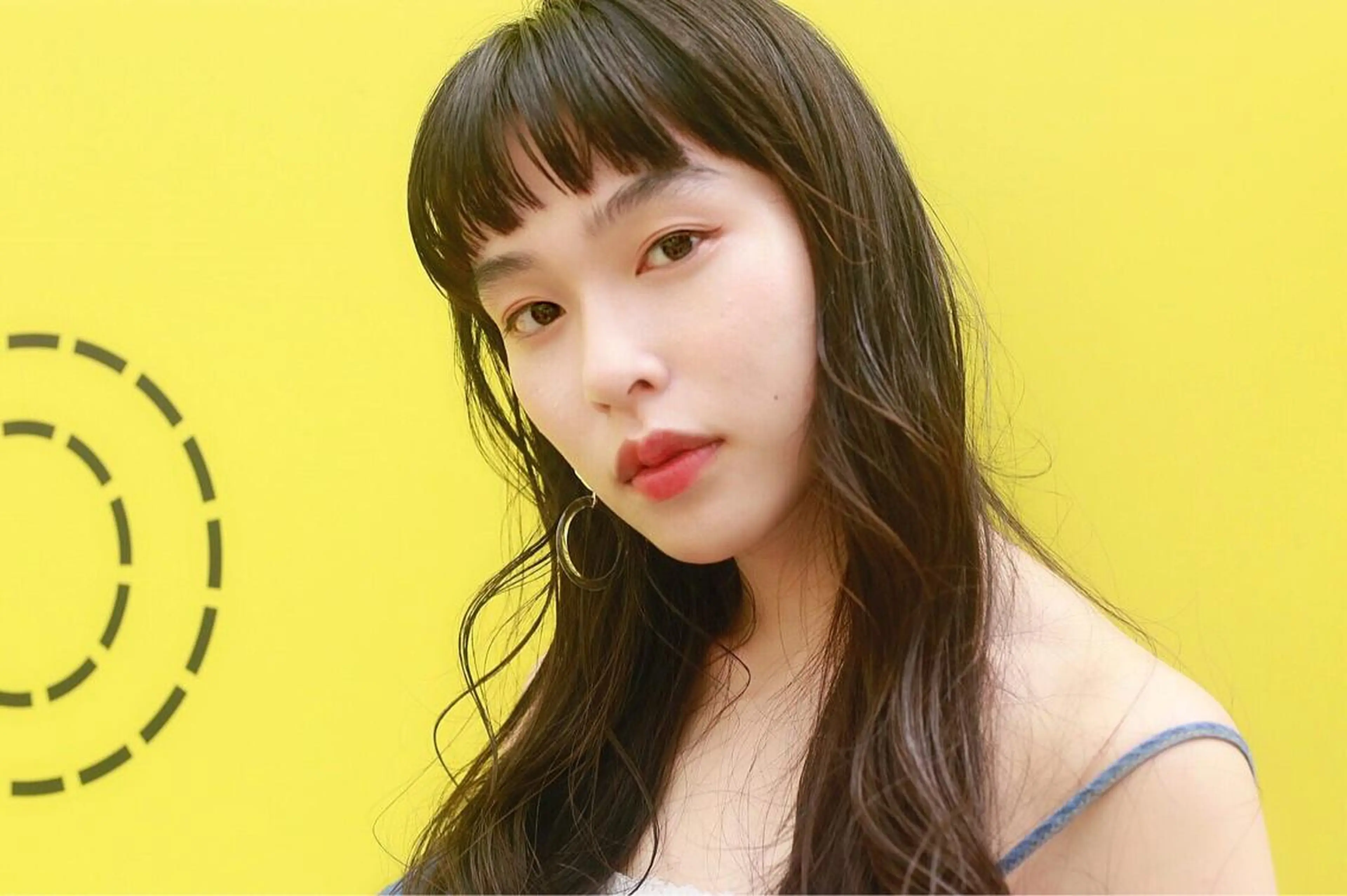 ロング sano sayakaのヘアスタイル