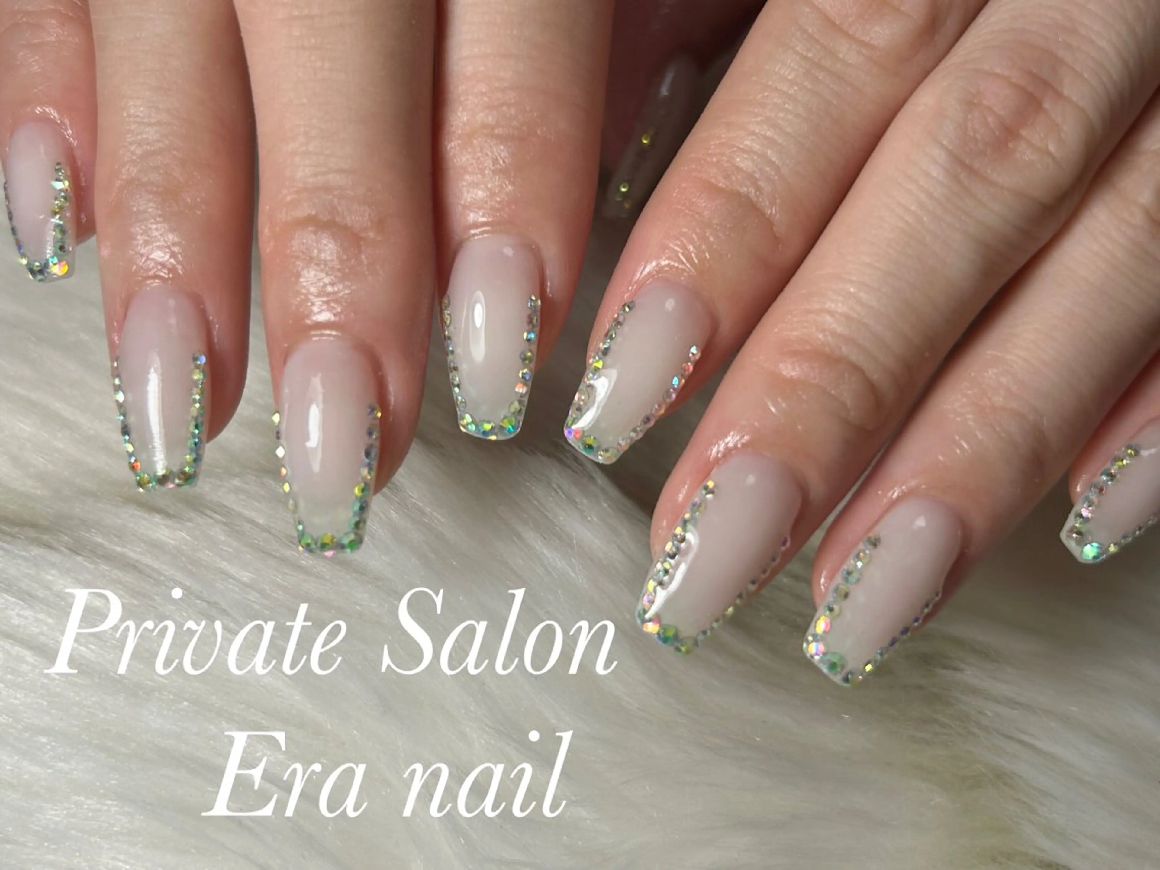 ネイル ストーンネイル ハンドネイル Era nailのネイルデザイン