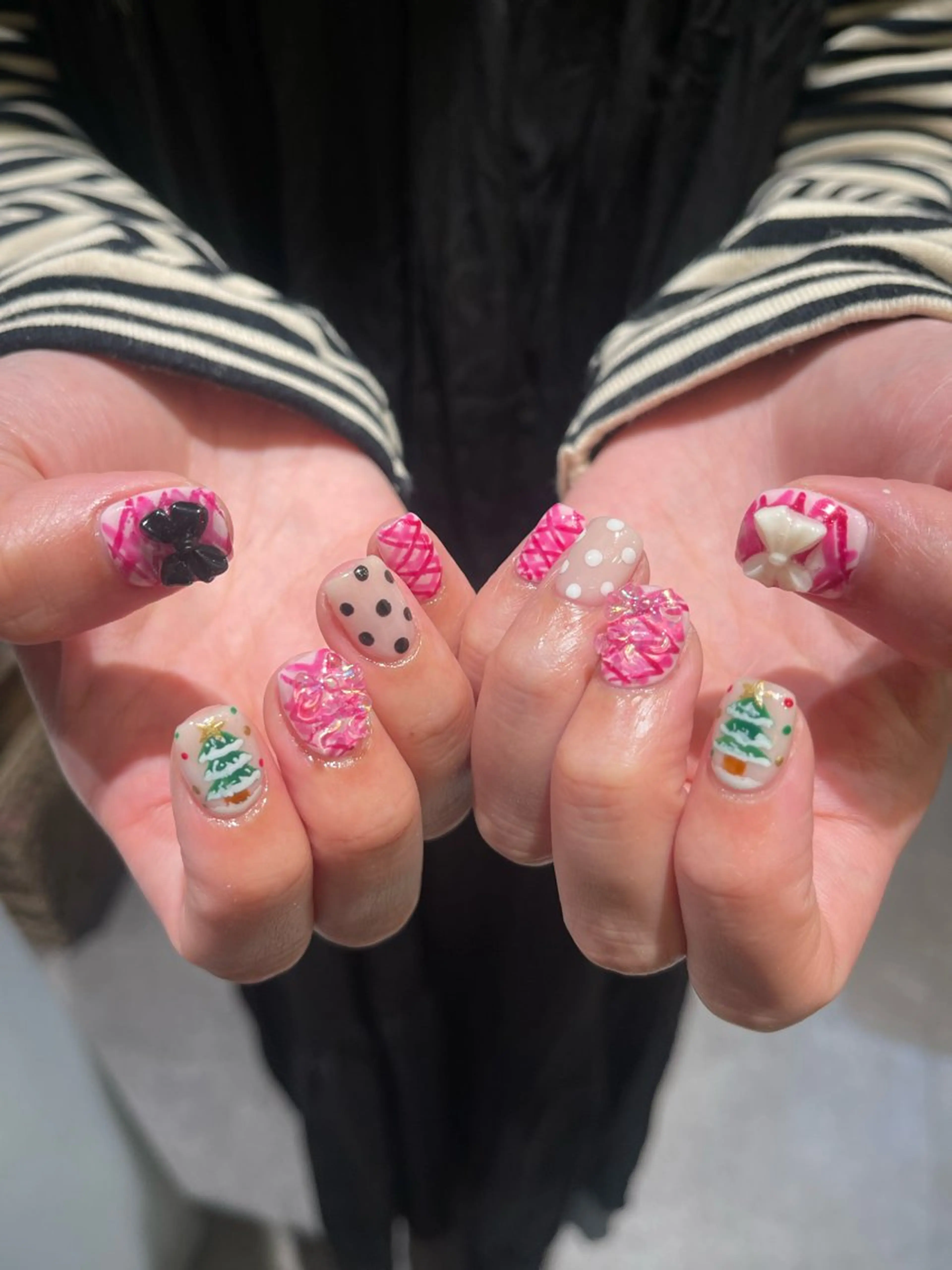 ネイル 冬ネイル クリスマス ano ♡のヘアスタイル