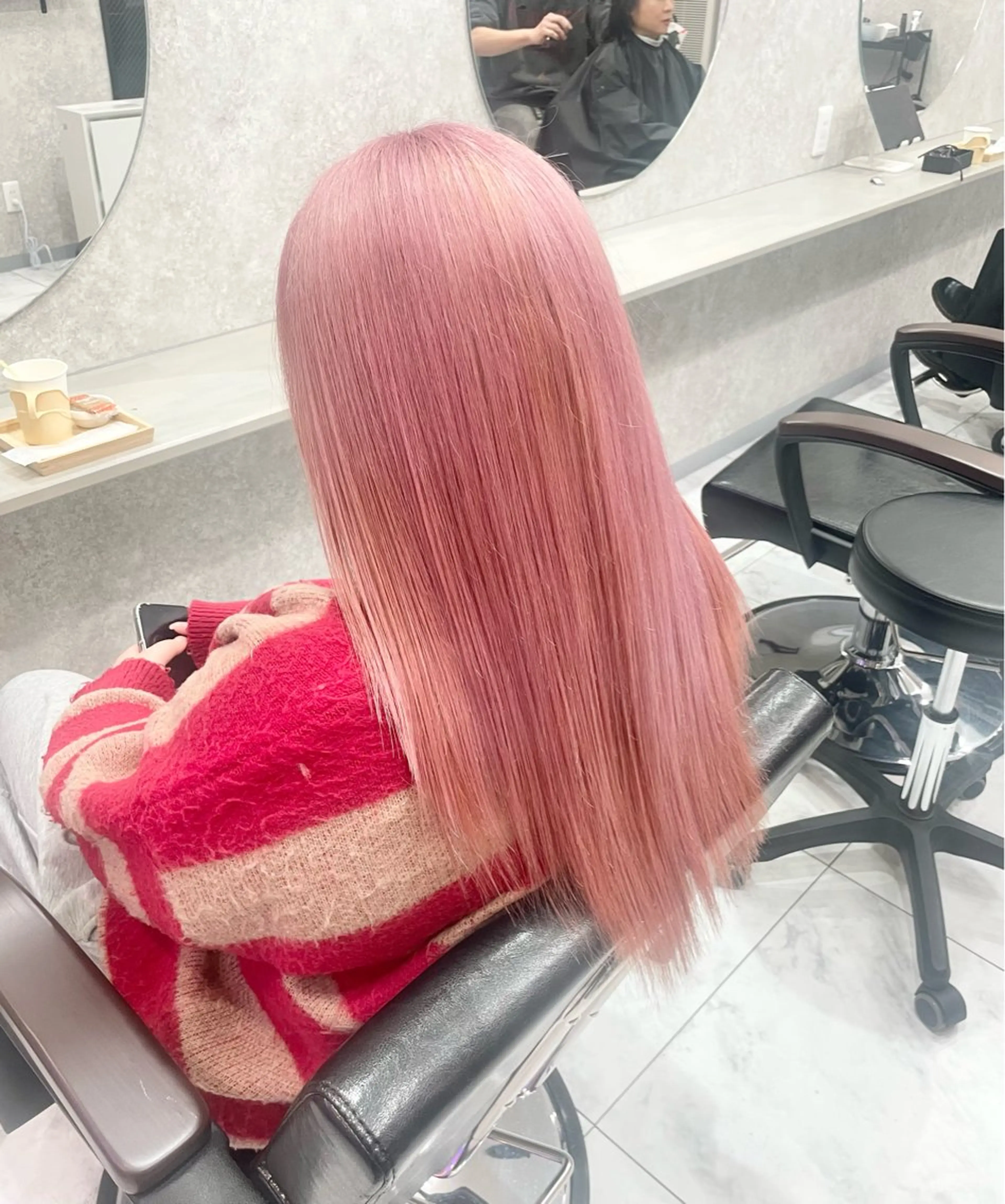 セミロング 🦋ハイトーン🦋 石山 希理🦋のヘアスタイル