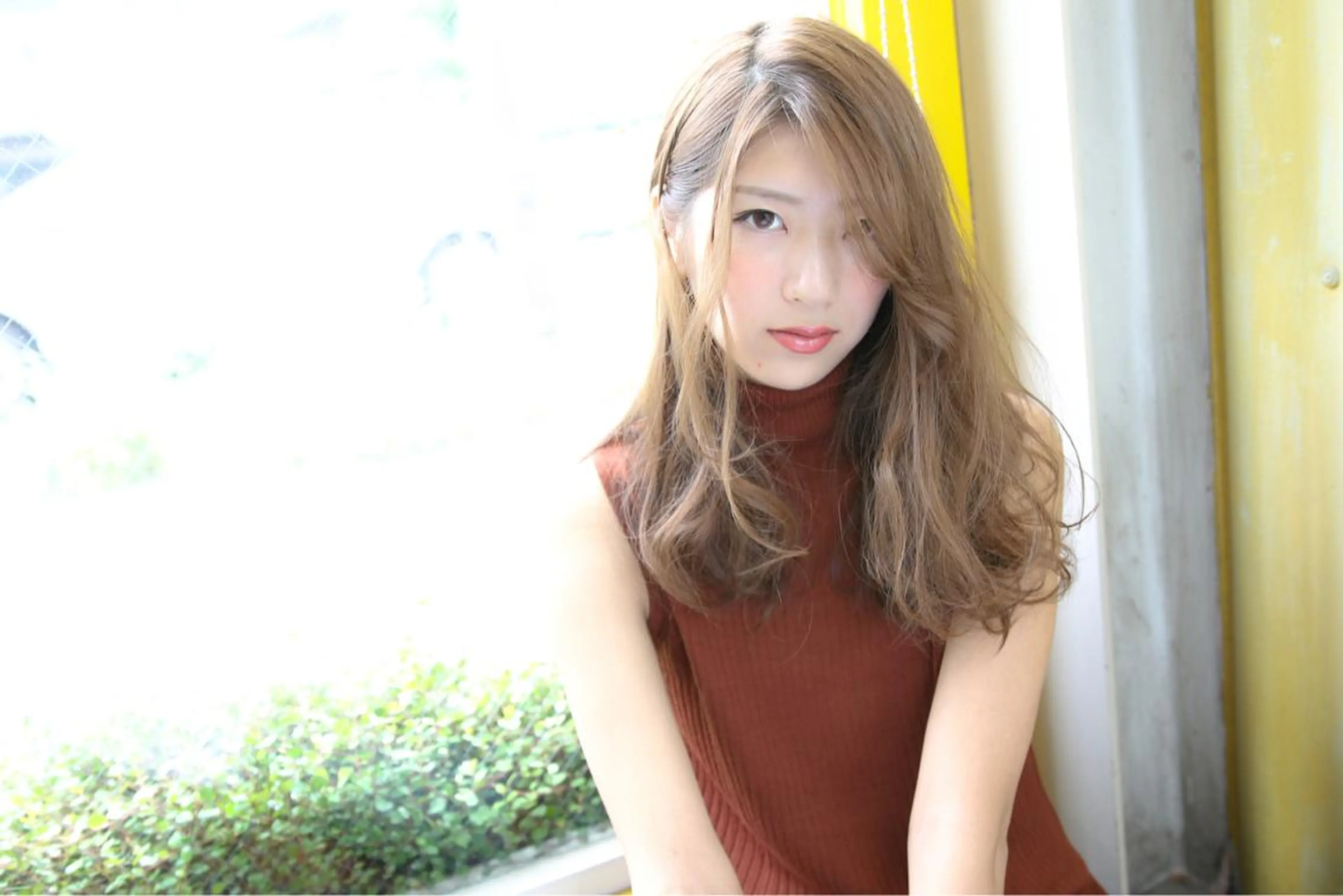 セミロング カラー Hair  Design Lima所属・中村 海のヘアスタイル