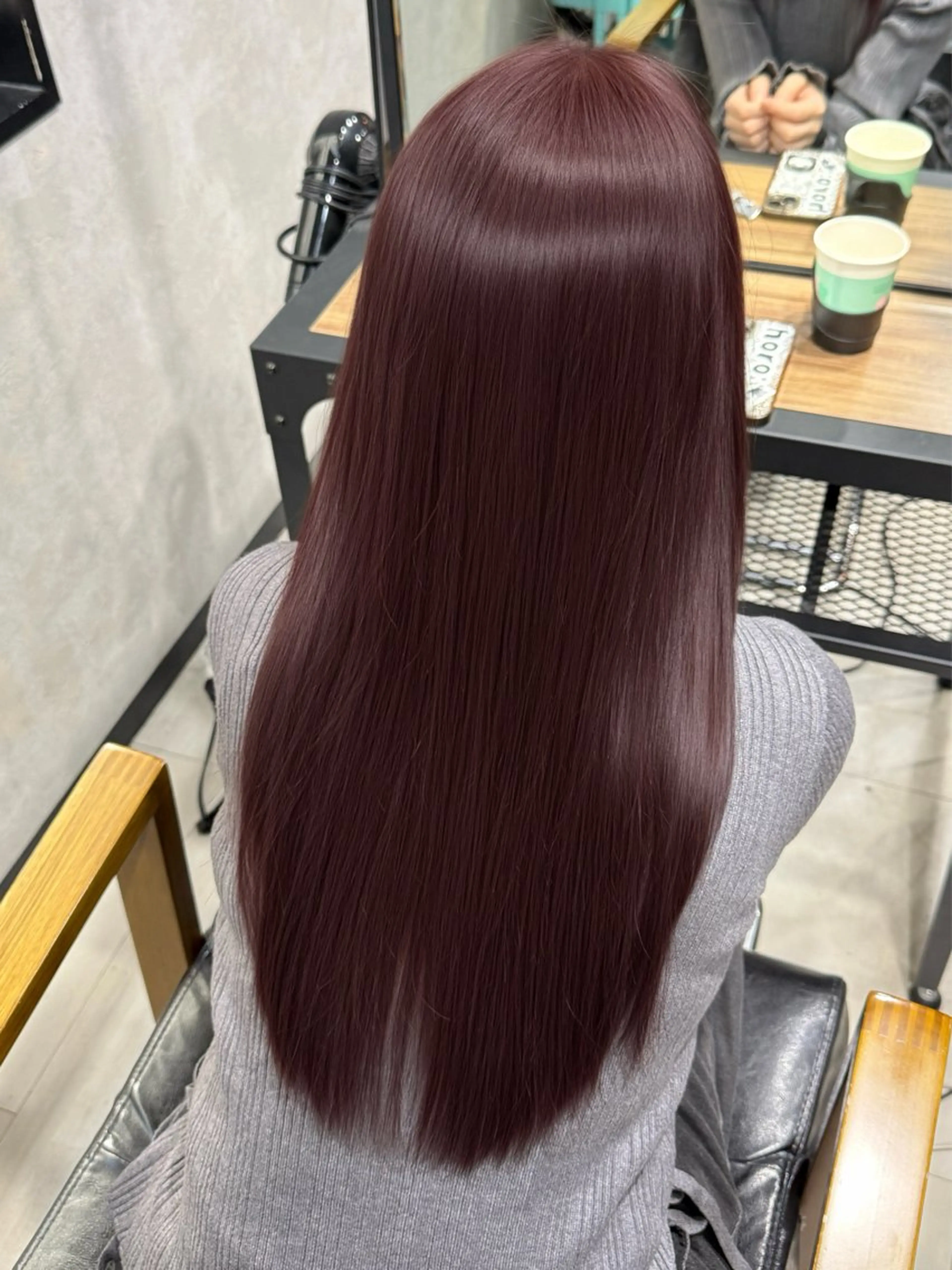 髪質改善ノンアルカリストレートの写真