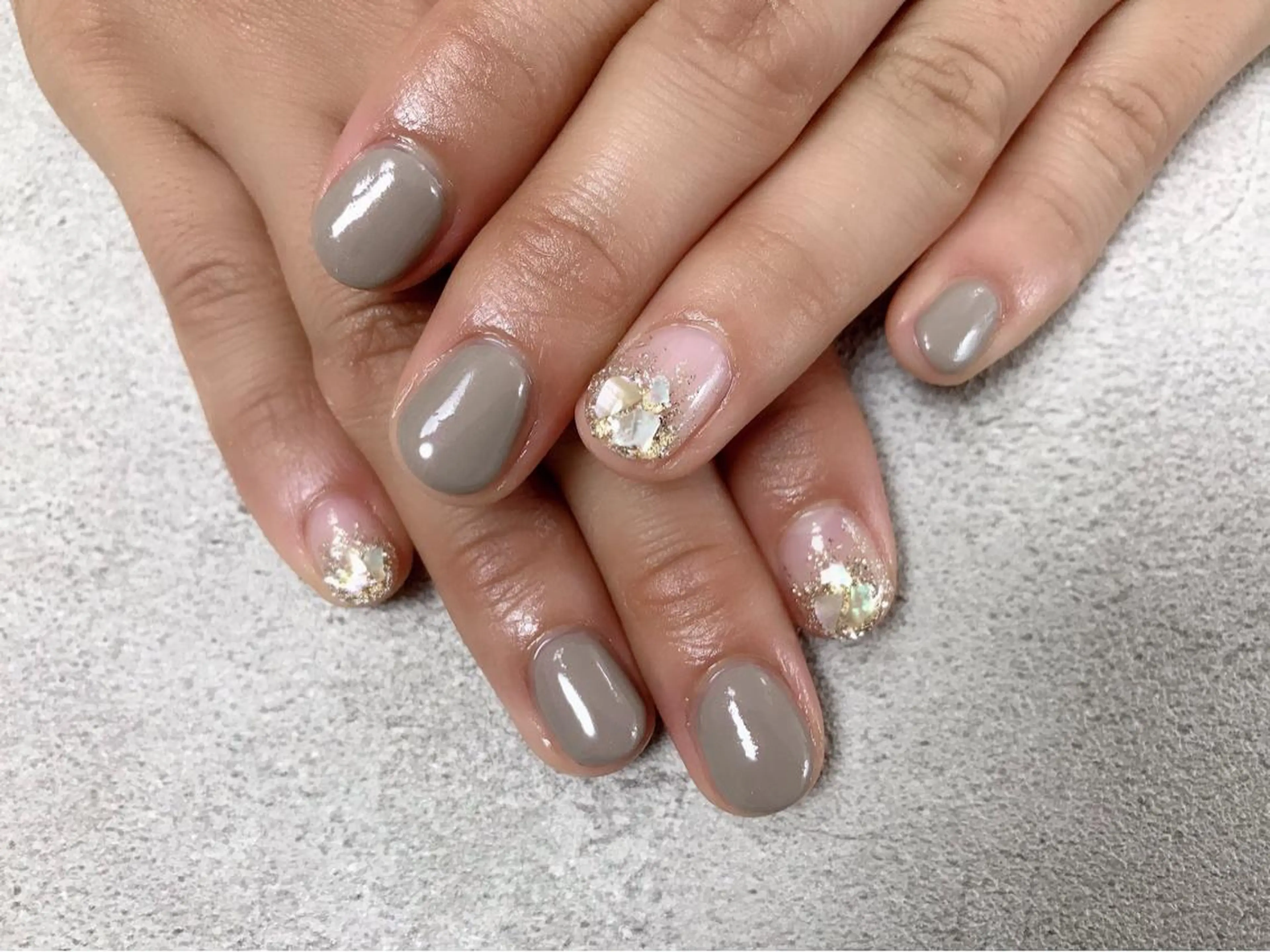 ネイル ラメ(グリッター) kikinail 溝の口のネイルデザイン