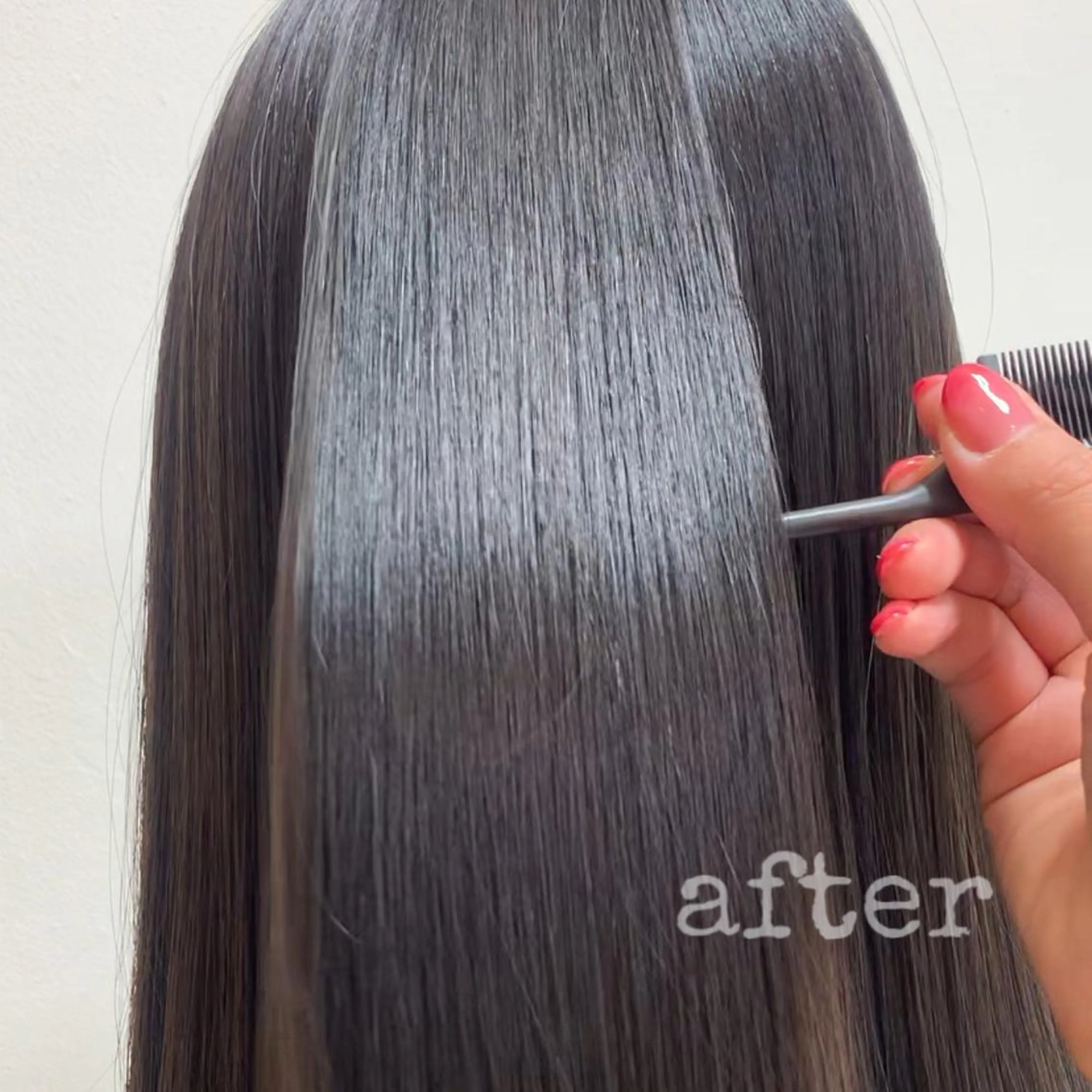 セミロング 黒田 優衣のヘアスタイル