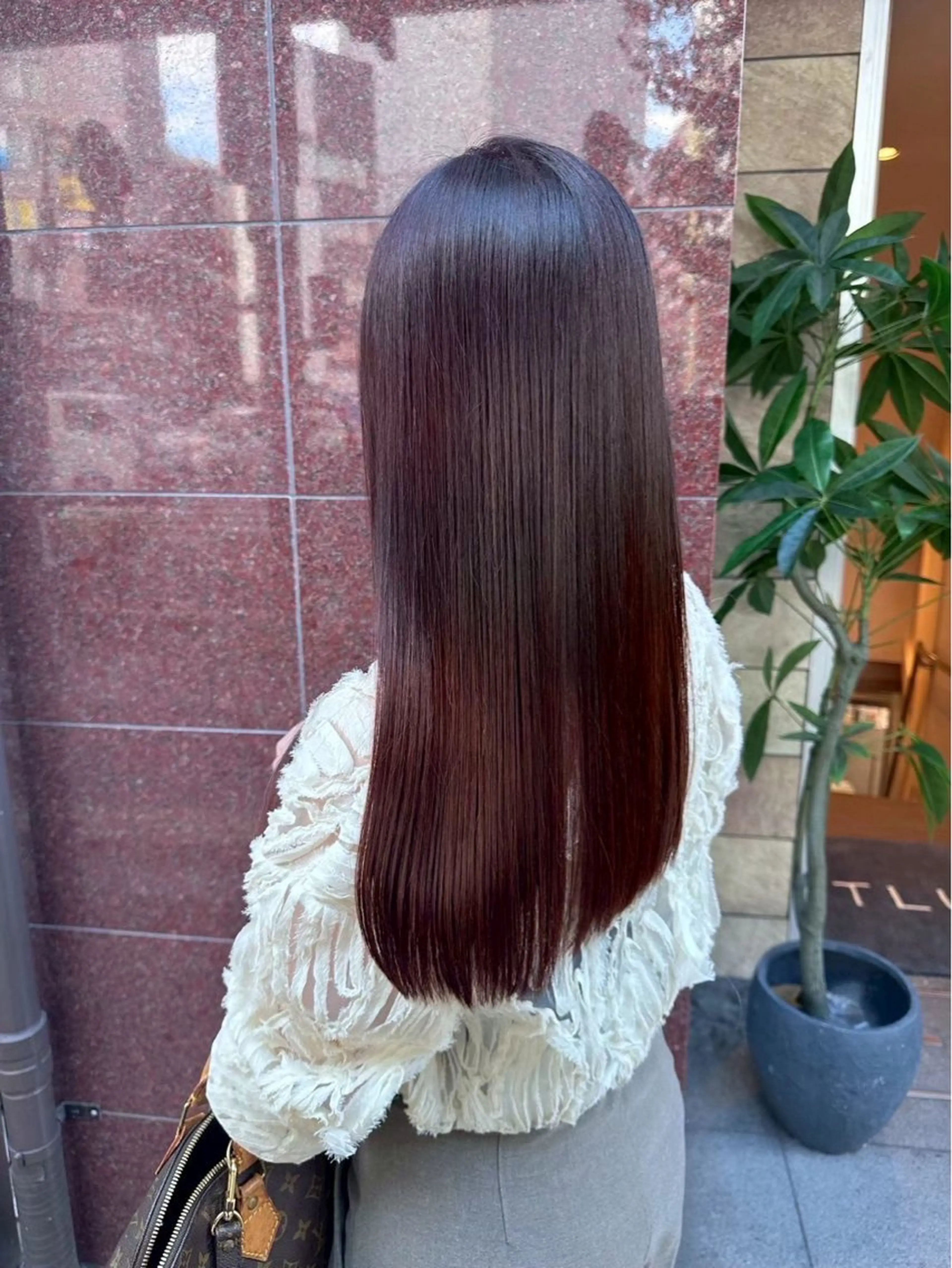ロング 縮毛矯正 TLUUS/大阪梅田 ボブ ショート✨️蓮のヘアスタイル