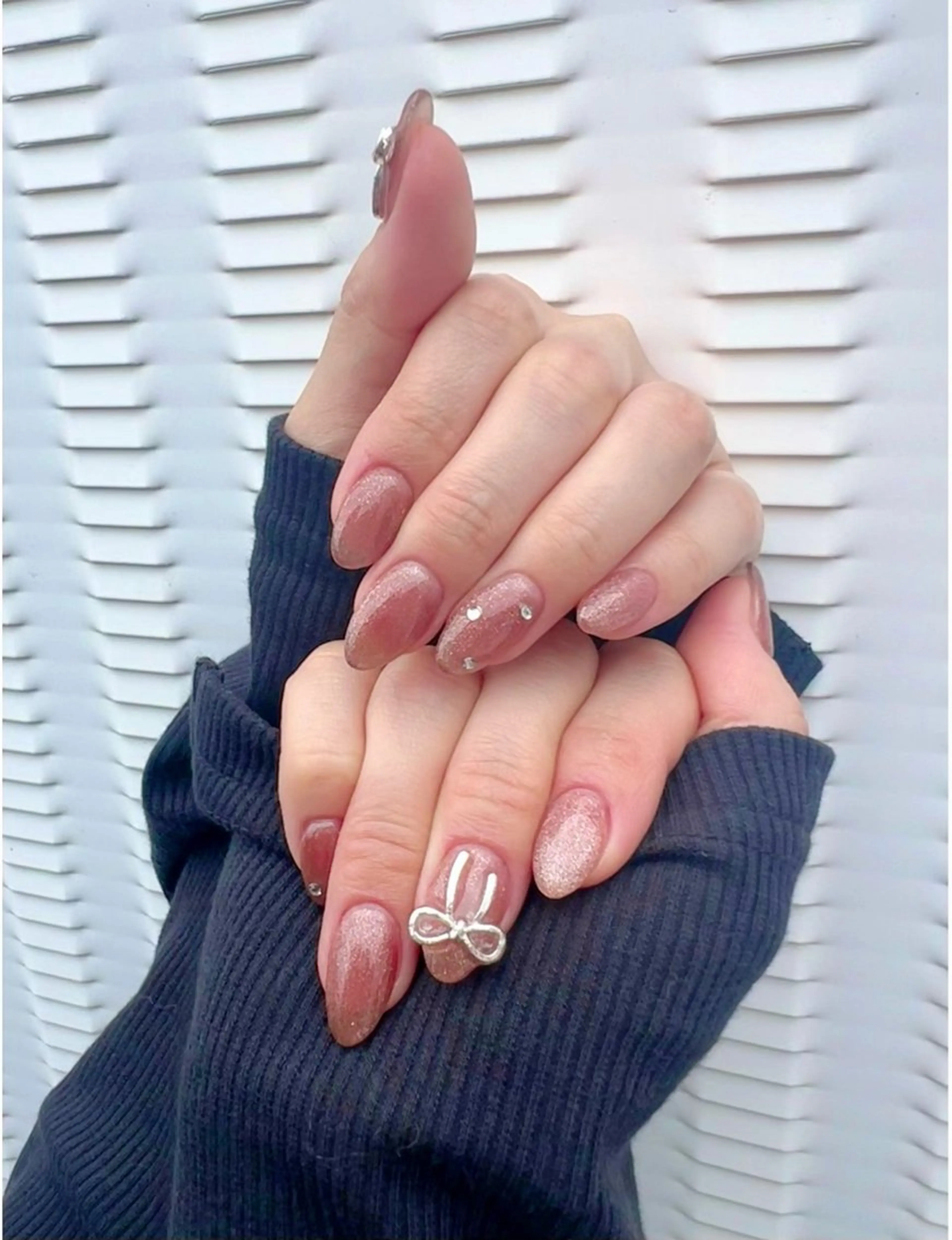 ネイル 長さ出し フットネイル ジェルネイル マグネットネイル 持ち込み chipie_ momiのネイルデザイン