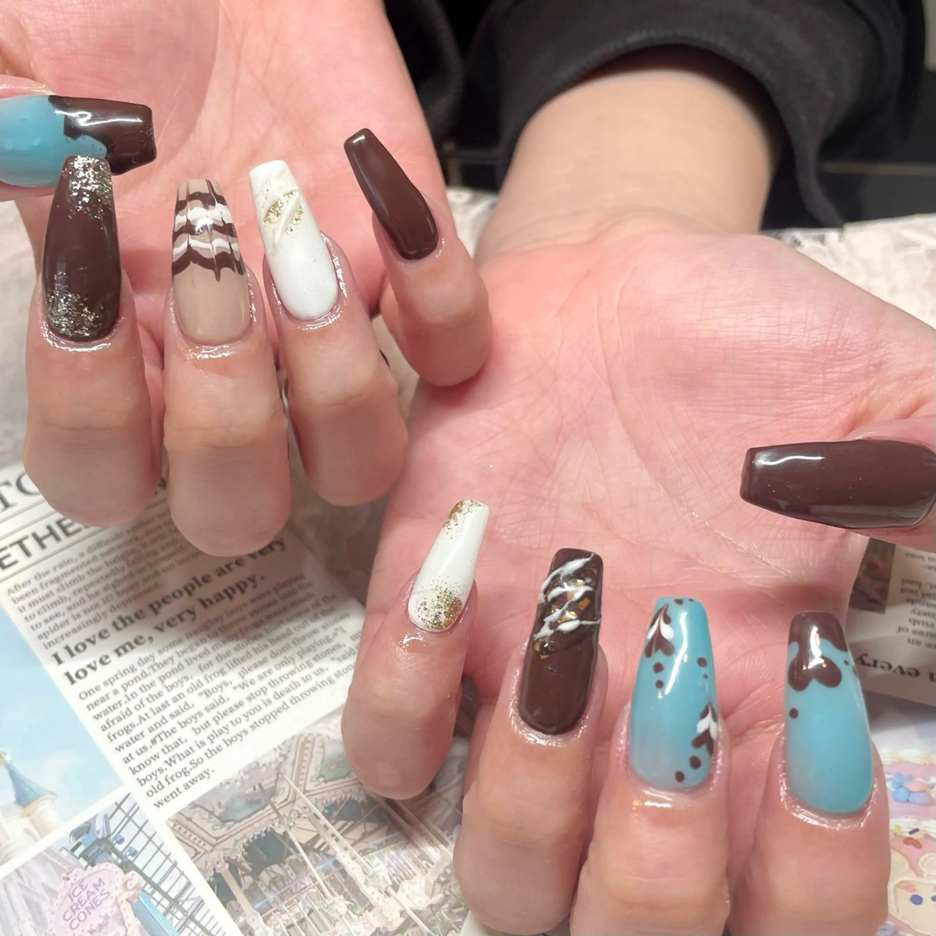 ネイル ハンドネイル Nail ヌシん家 AKANEのネイルデザイン