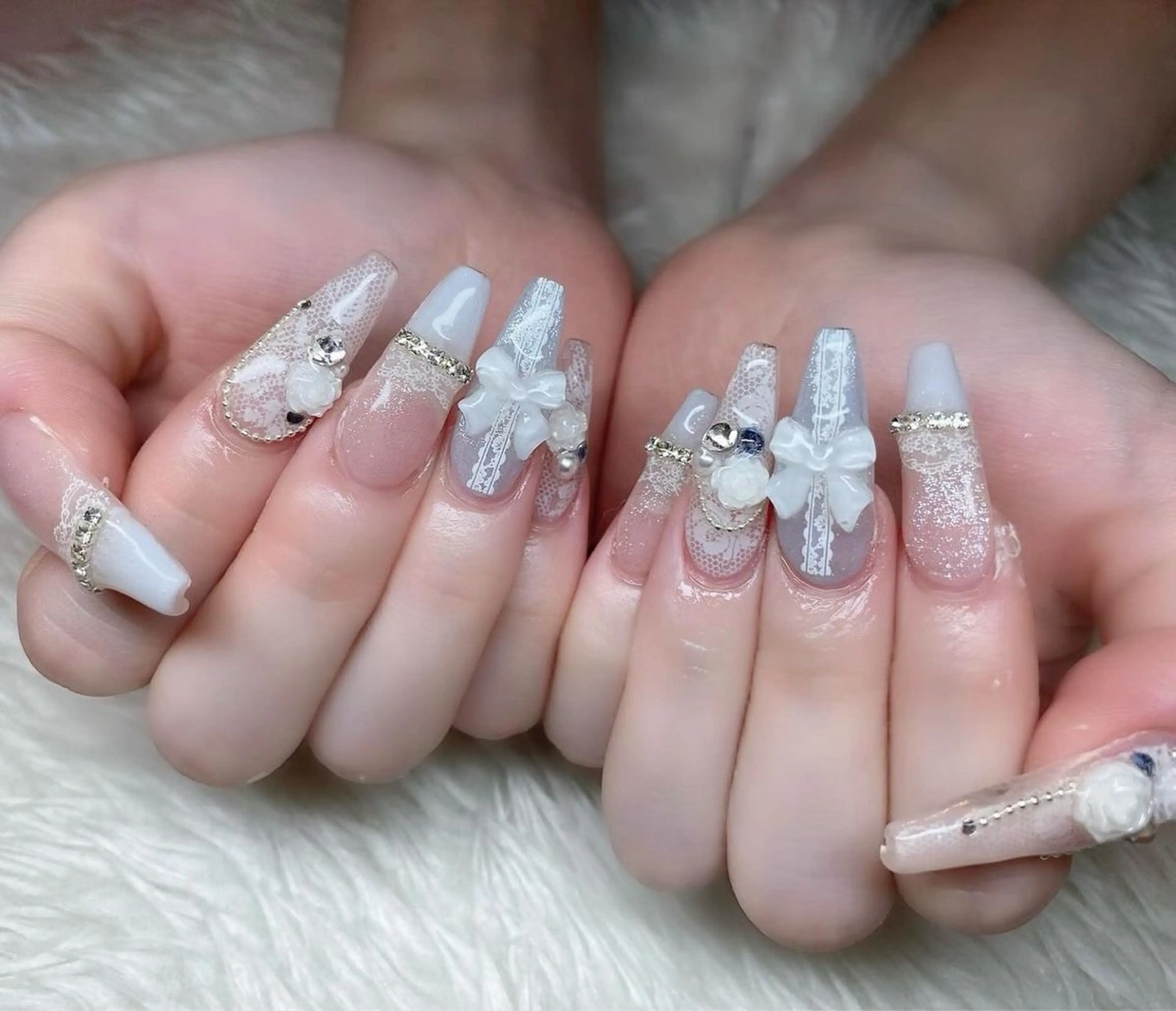 カラー グラデーションカラー ピンクカラー ハンドネイル AIN Nailのネイルデザイン