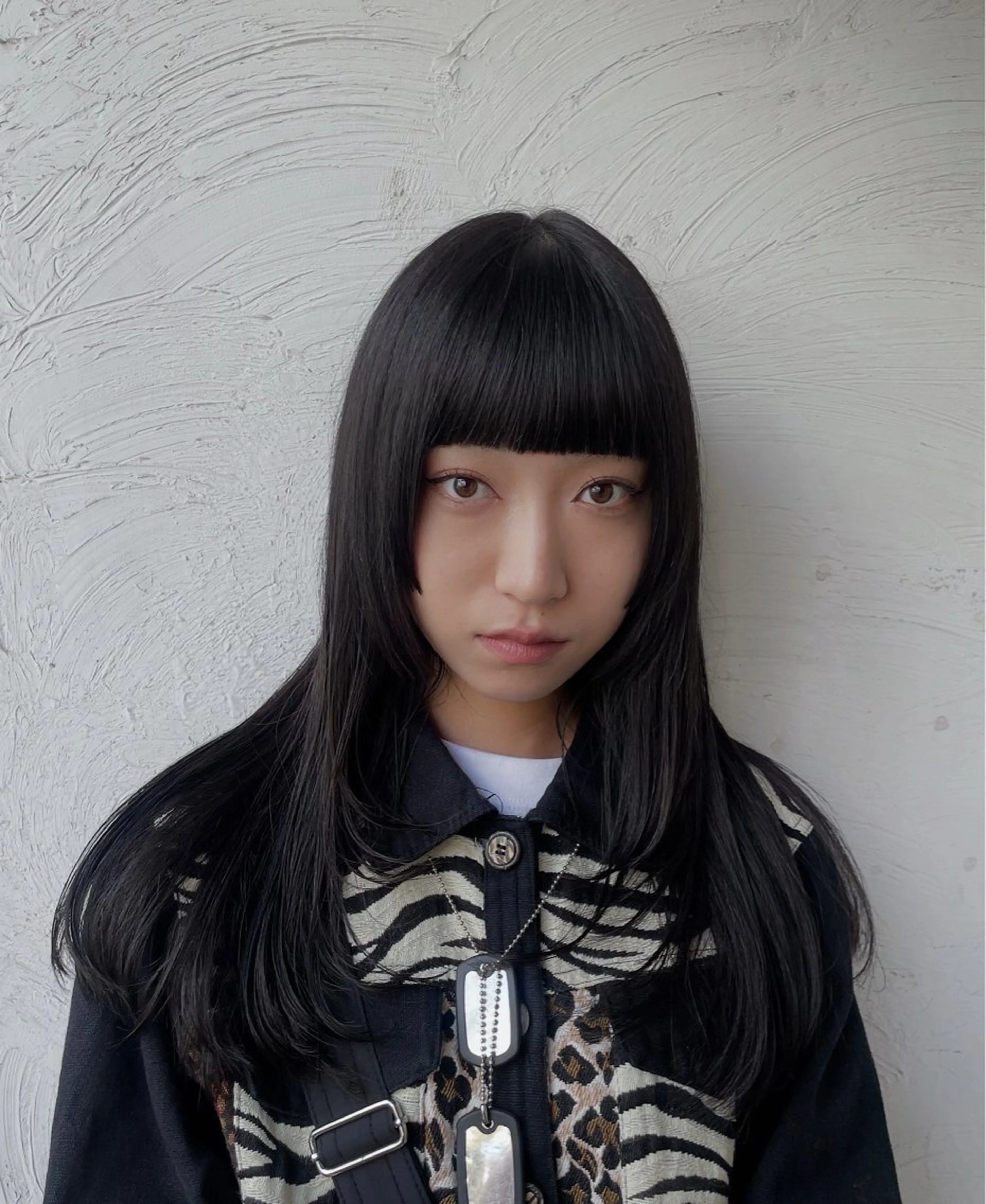 ミディアム カラー ベージュカラー 黒髪 ブリーチ 透明感カラー デザインカラー ブリーチ/レイヤー 💙ayame💙のヘアスタイル