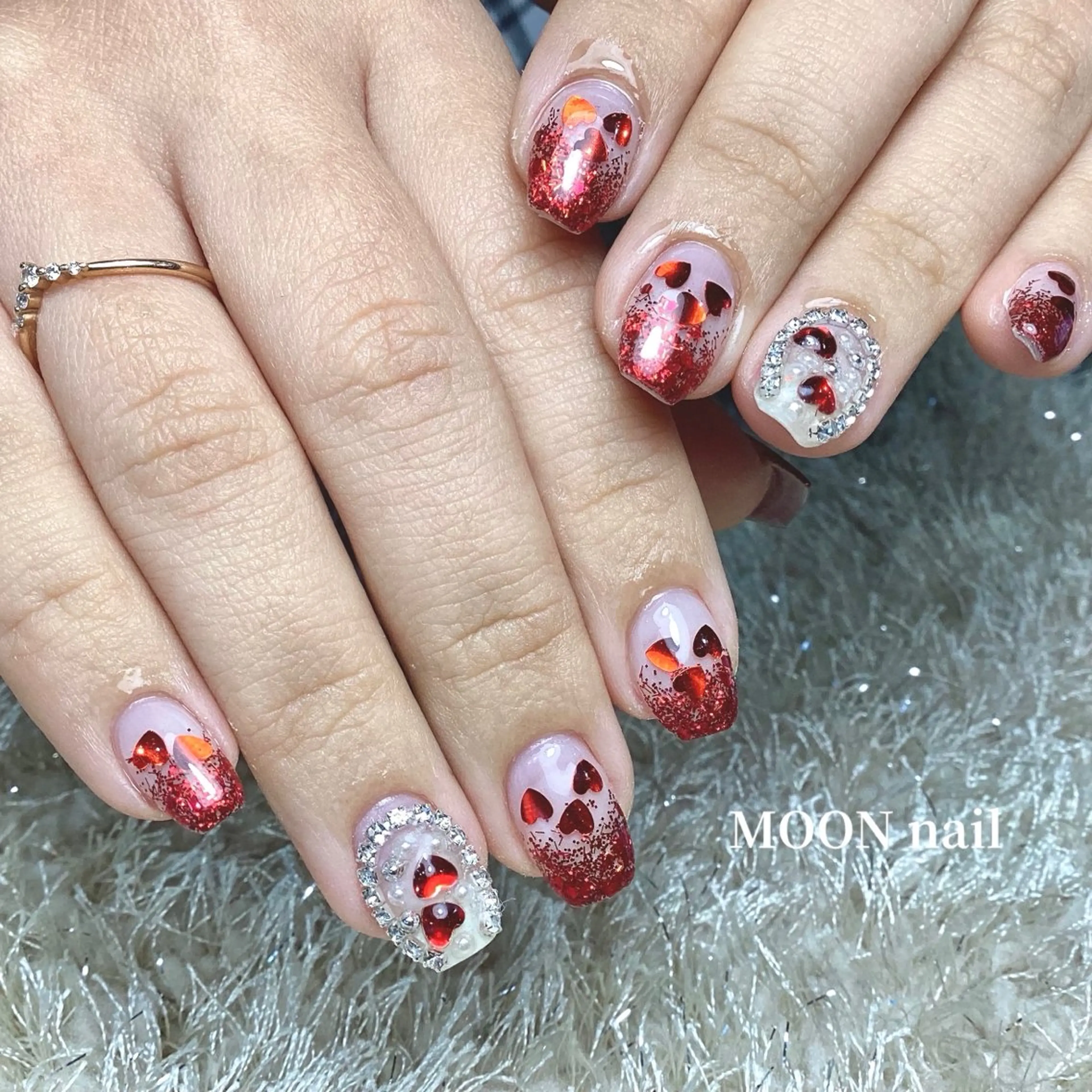 ネイル ハンドネイル 浦添 MOON  nailのネイルデザイン