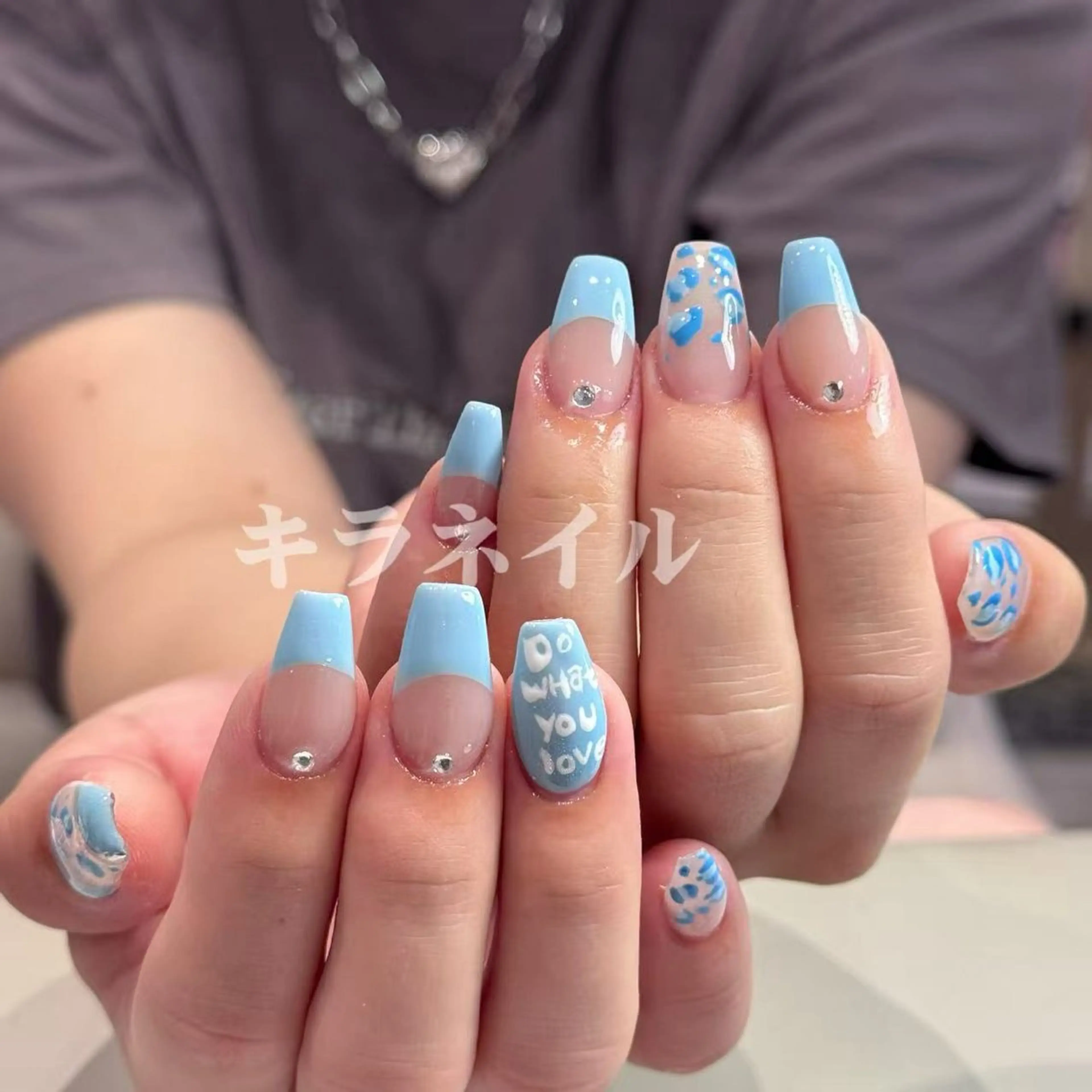 ネイル 🎀kira 長さだし💗モチ最高のネイルデザイン