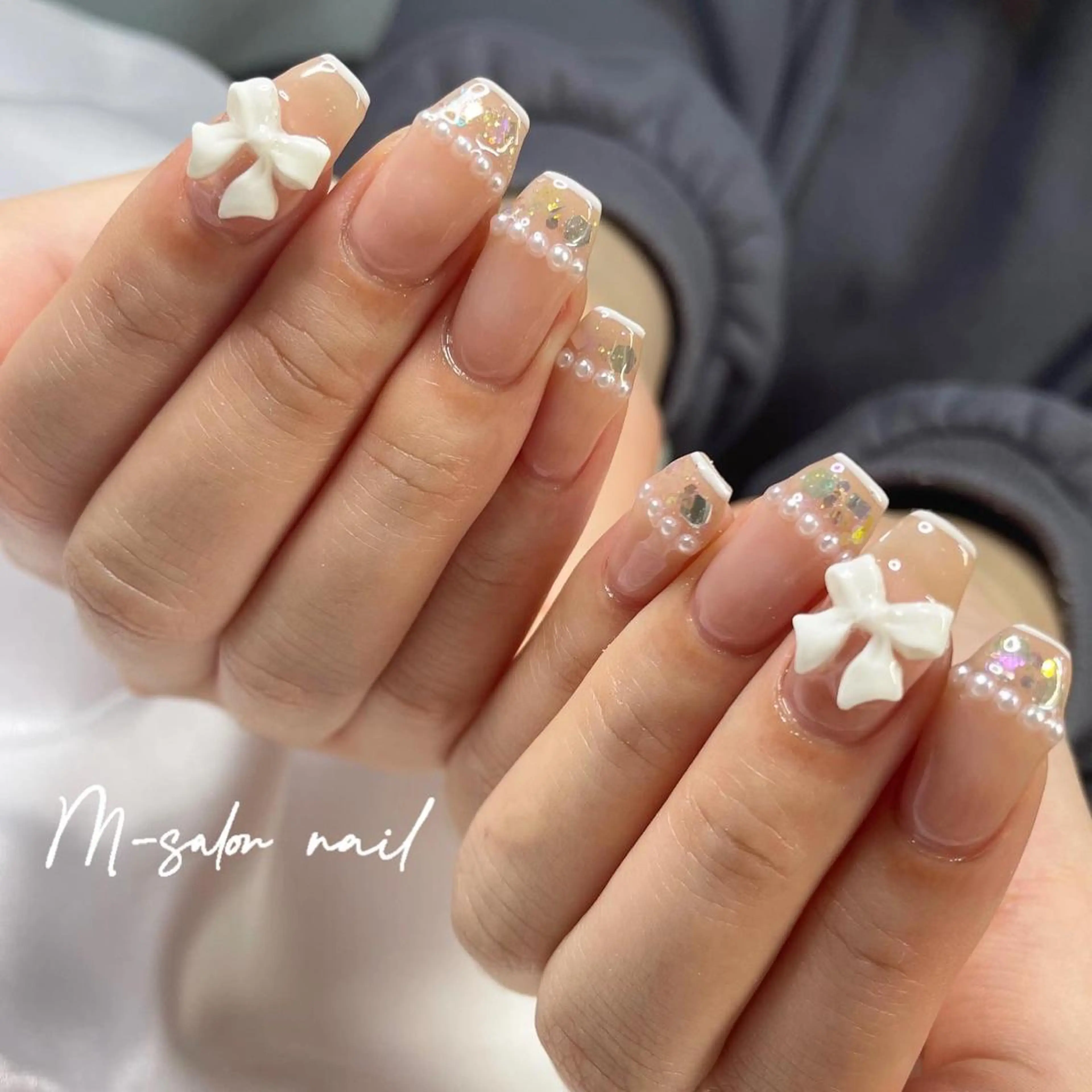 ネイル ハンドネイル 韓国/網紅/パーツ M-salonのネイルデザイン