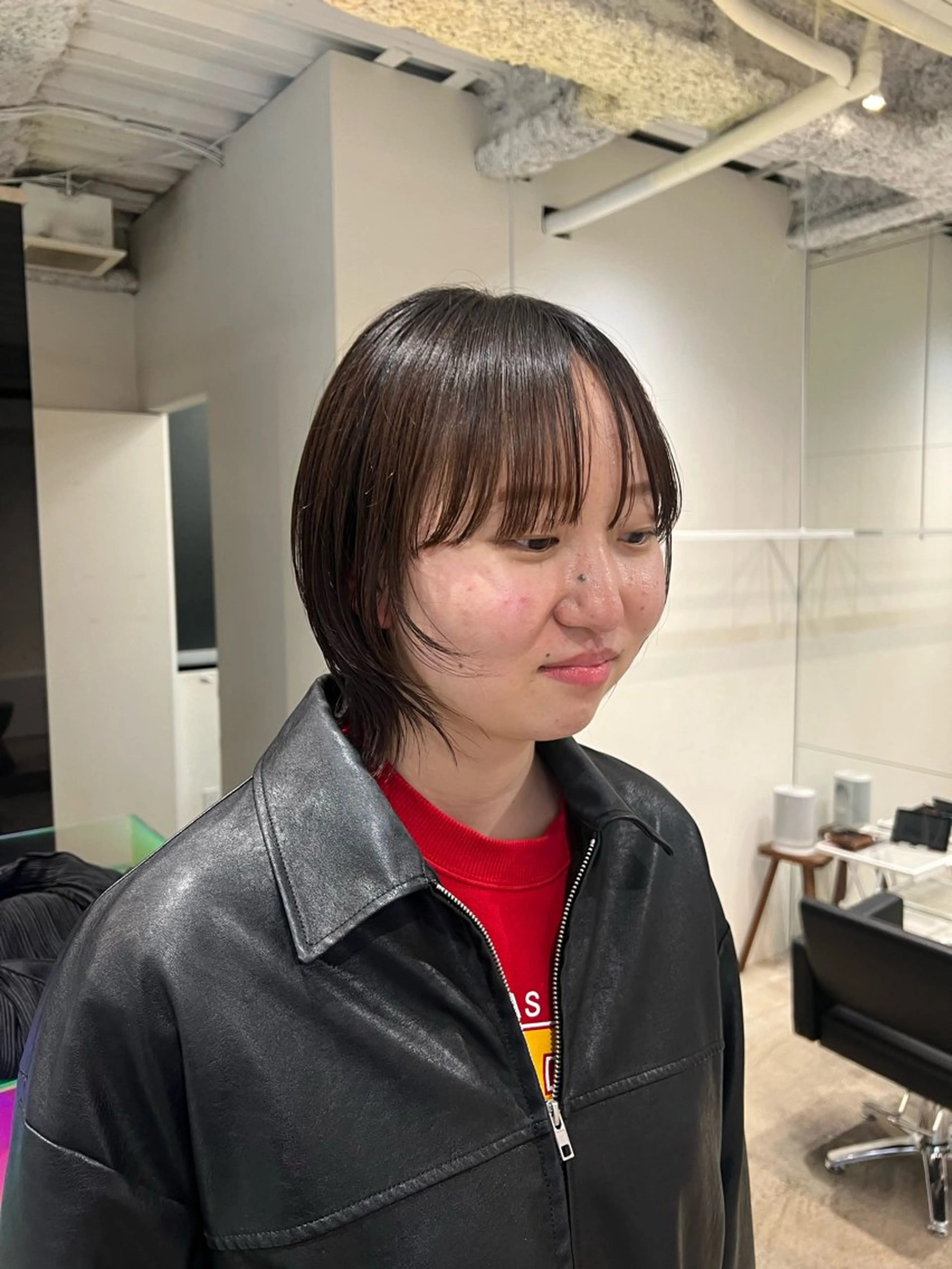 ショート ボブレイヤー ボブ レイヤーカット カット AmiLi HONOKAのヘアスタイル