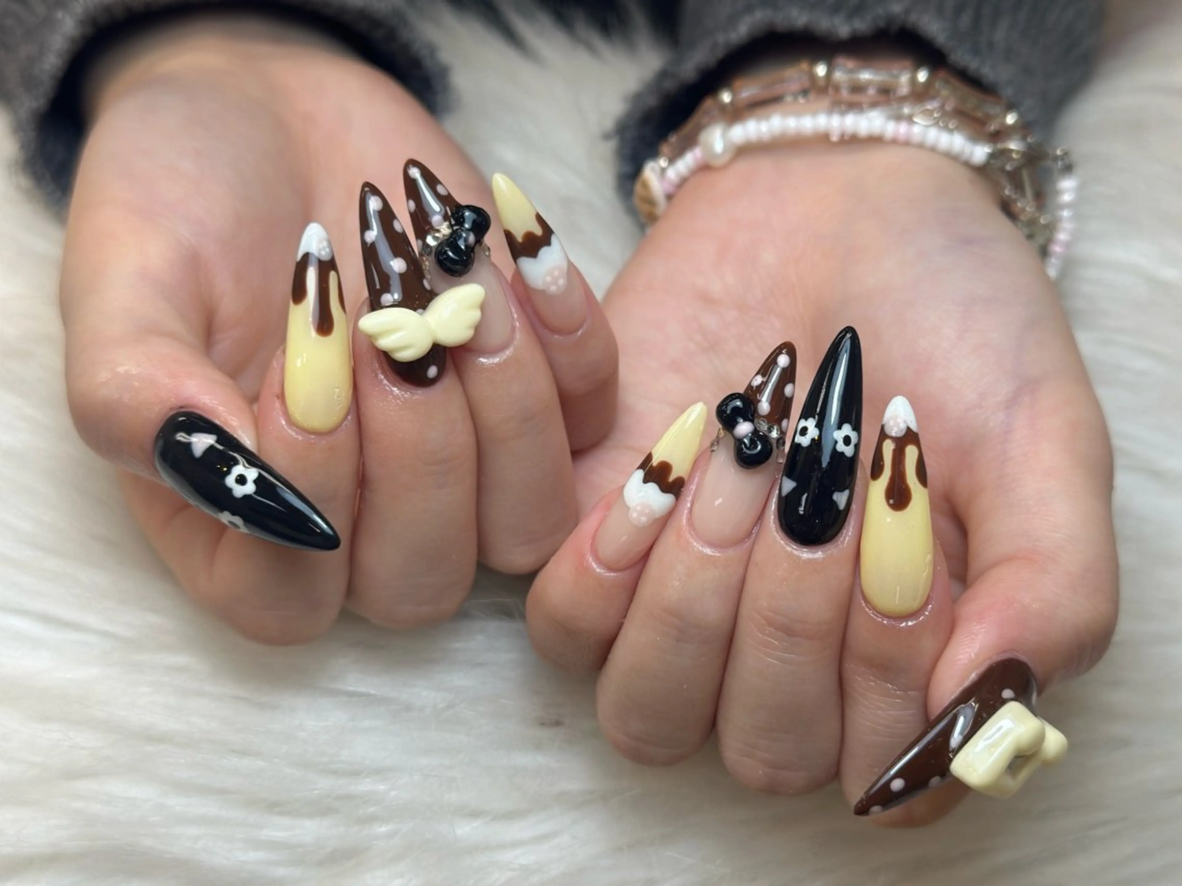 ネイル アートネイル ジェルネイル マグネットネイル ハンドネイル JennNail_ マオのネイルデザイン