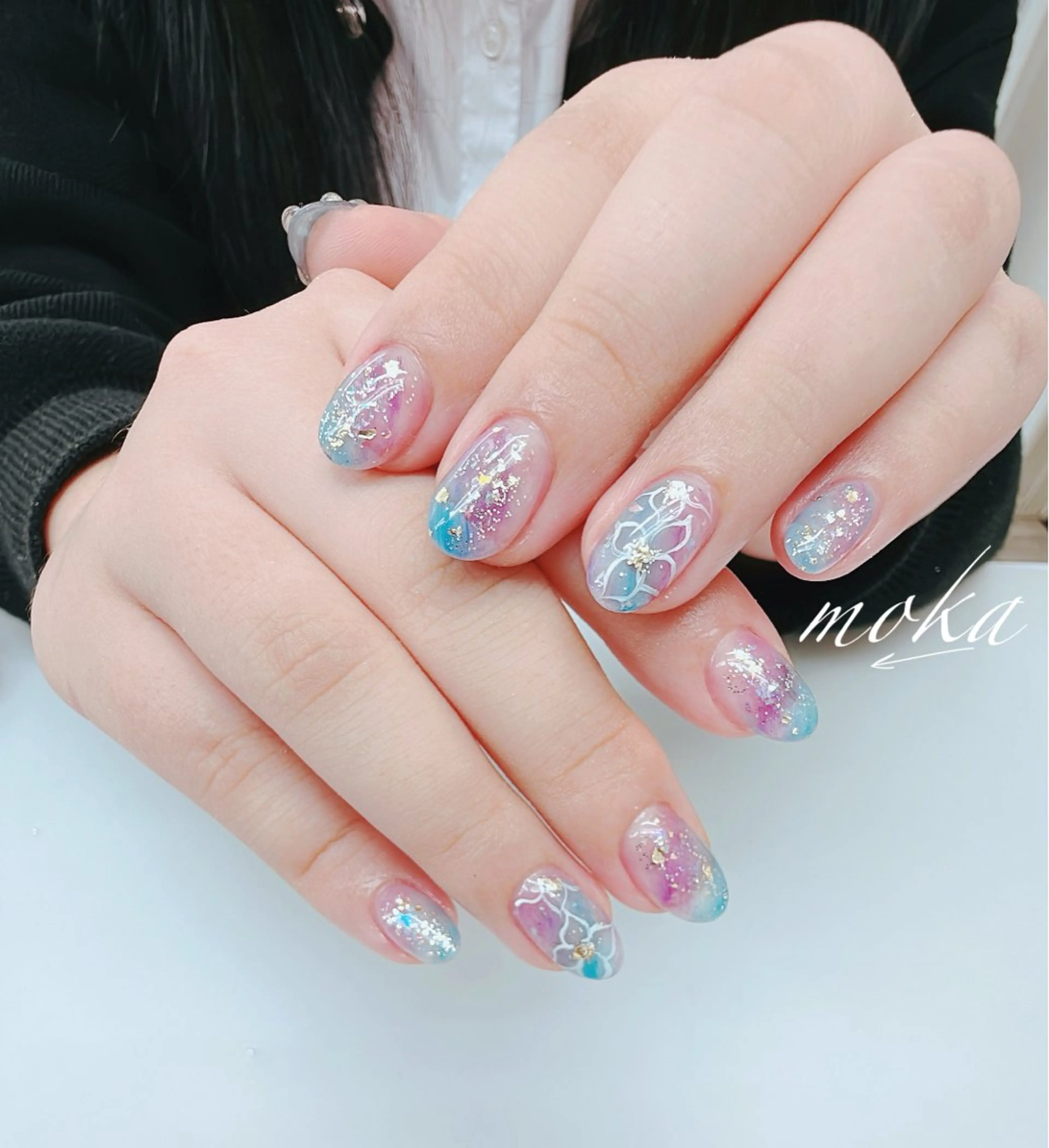 ネイル ハンドネイル ハンドケア 胡蝶蘭レディースサロ ンNailMOKAのネイルデザイン