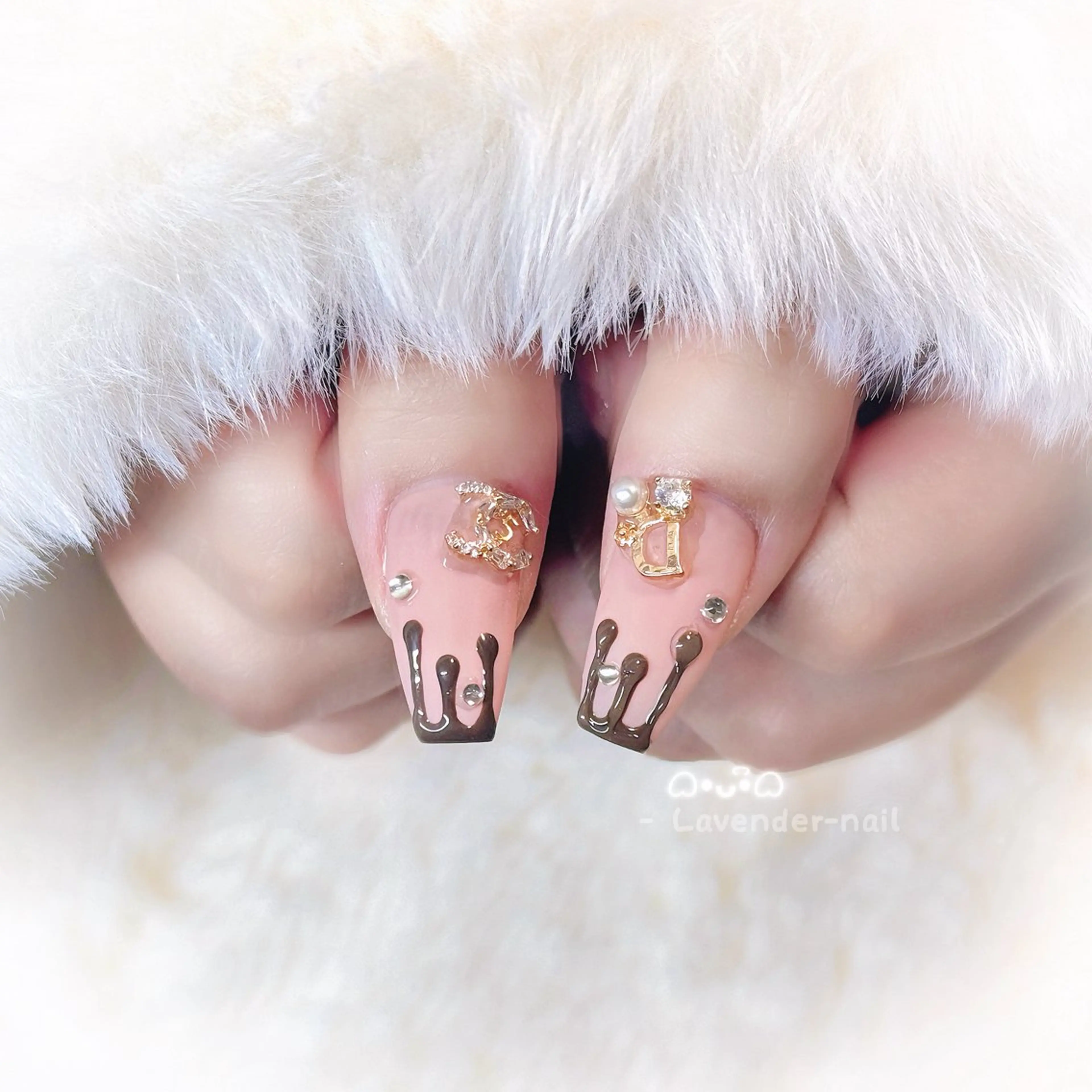 ネイル ハンドネイル Lavender nail·北18条のネイルデザイン