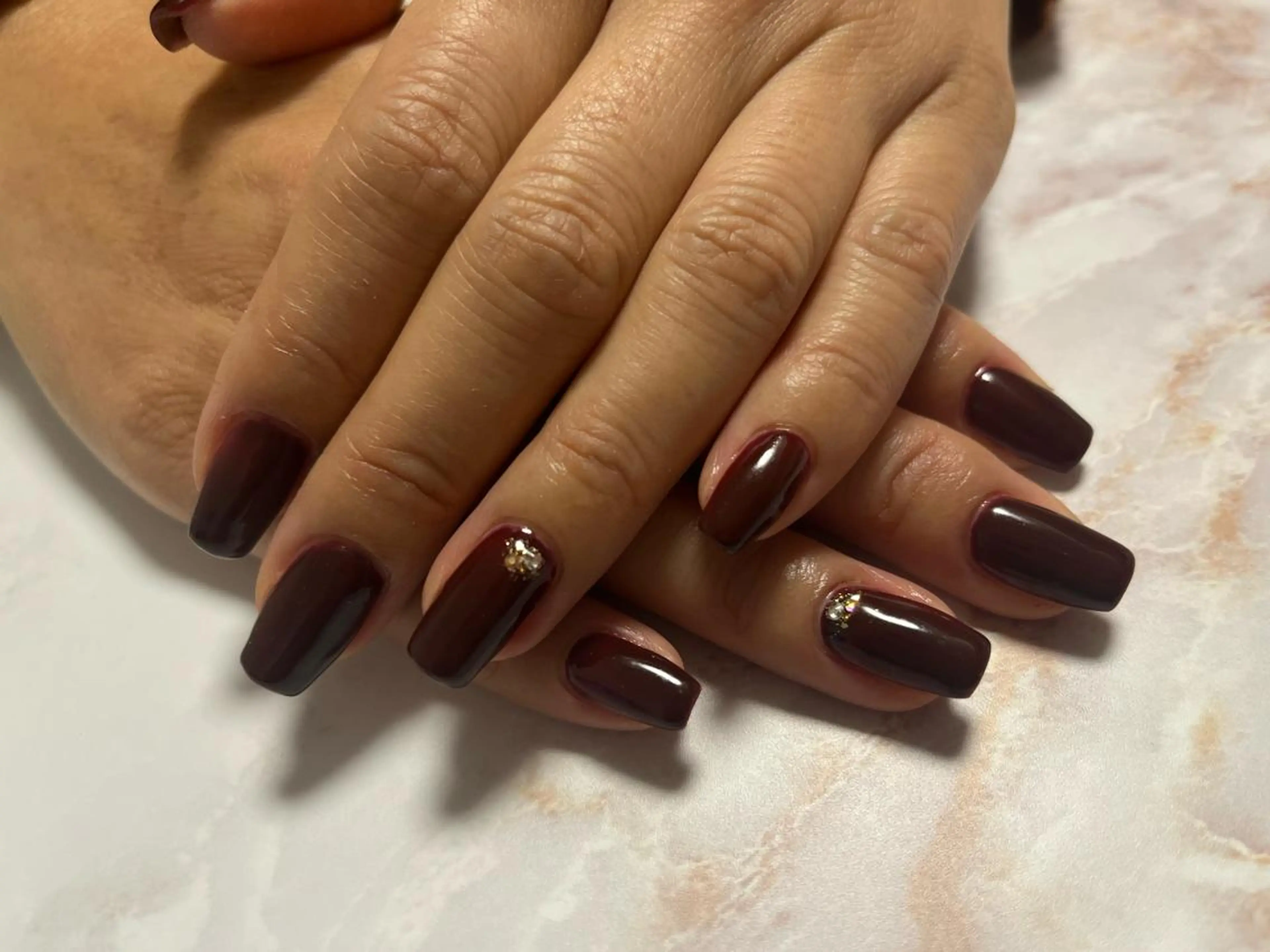 ネイル ボルドー Nail Sourireのネイルデザイン